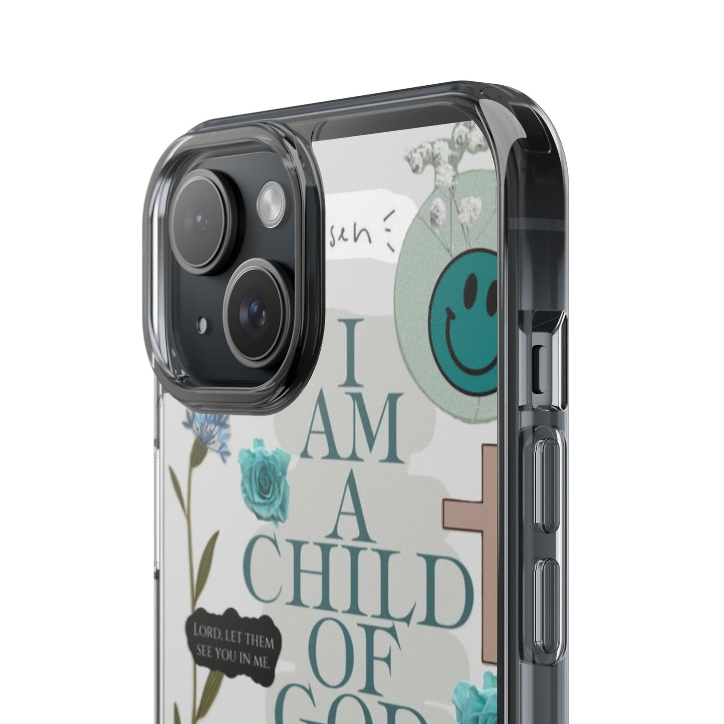 Faith-Inspired Clear Phone Case