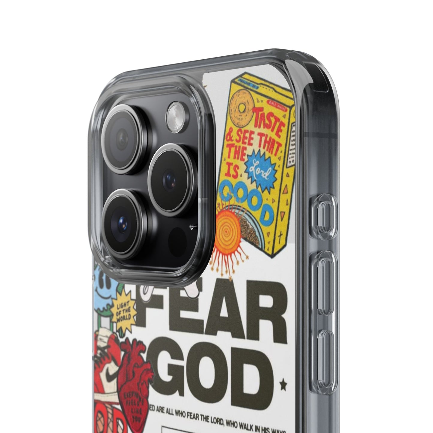Faith-Inspired Clear Phone Case