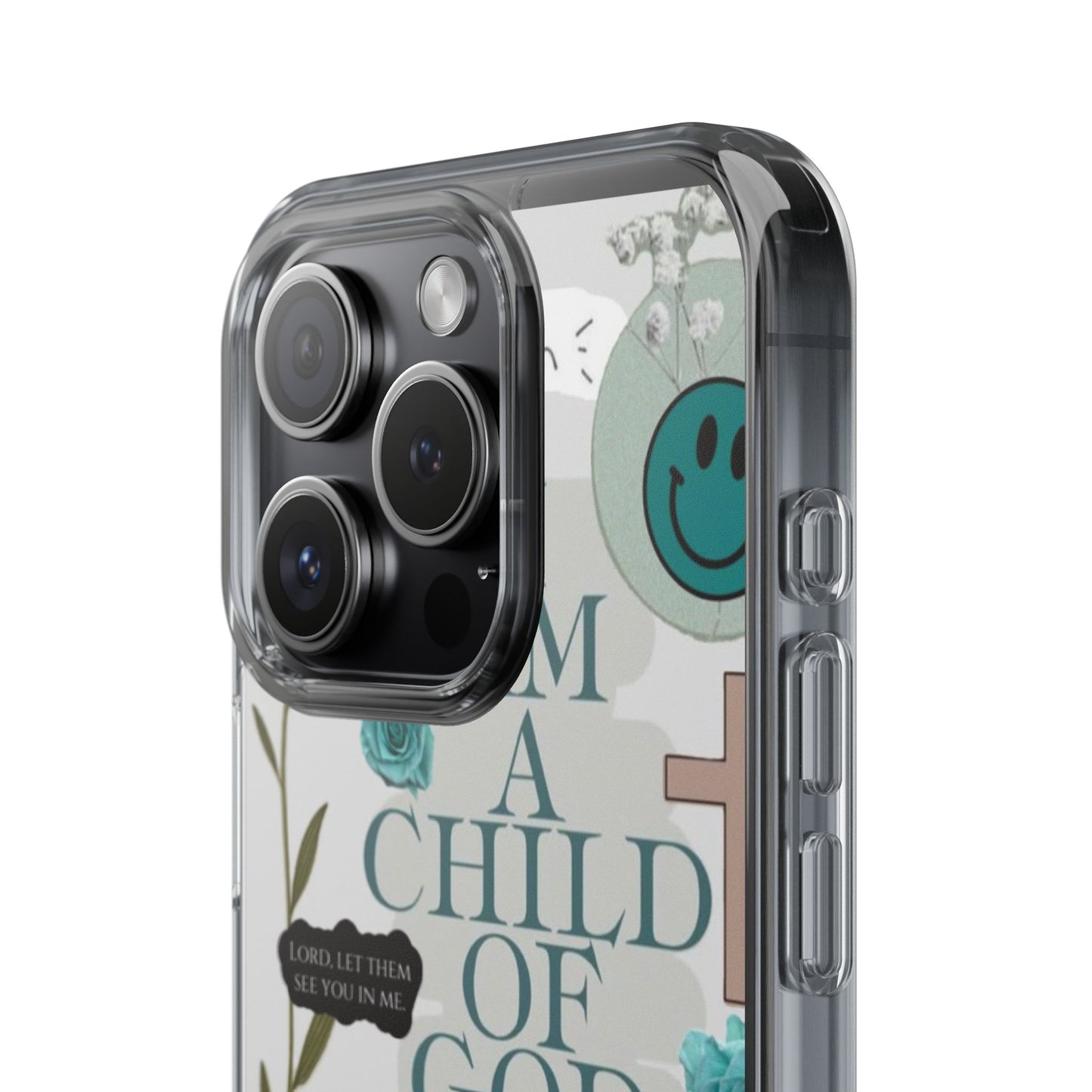 Faith-Inspired Clear Phone Case