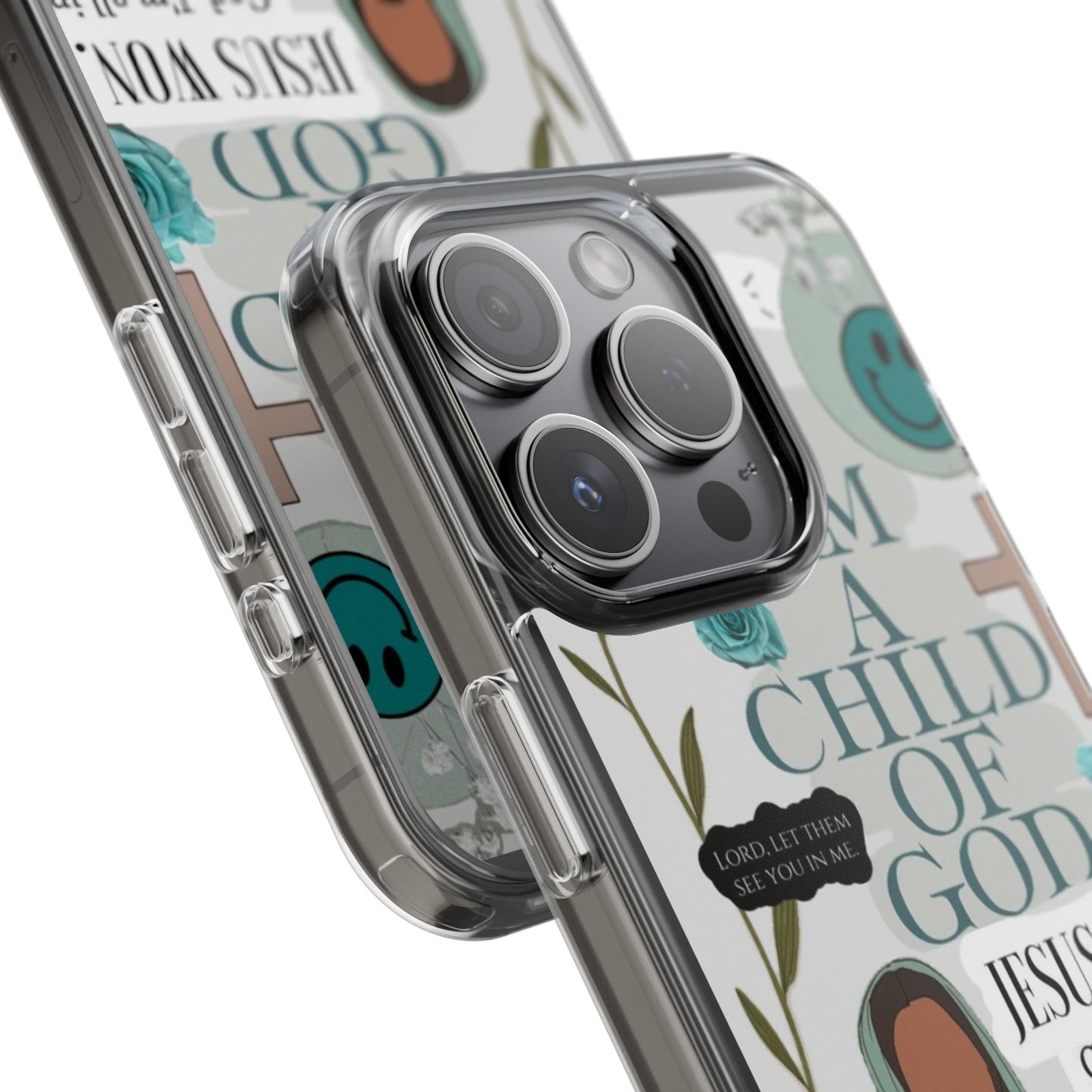 Faith-Inspired Clear Phone Case