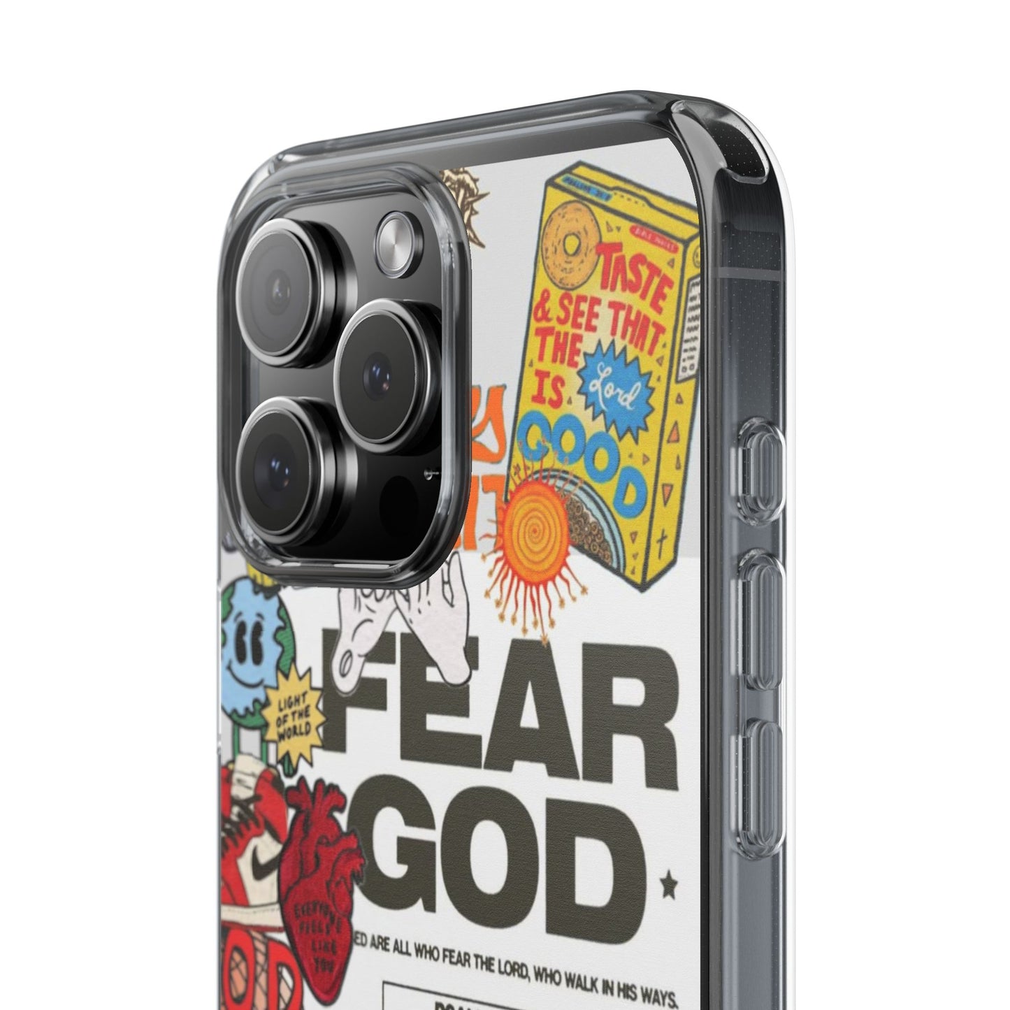 Faith-Inspired Clear Phone Case