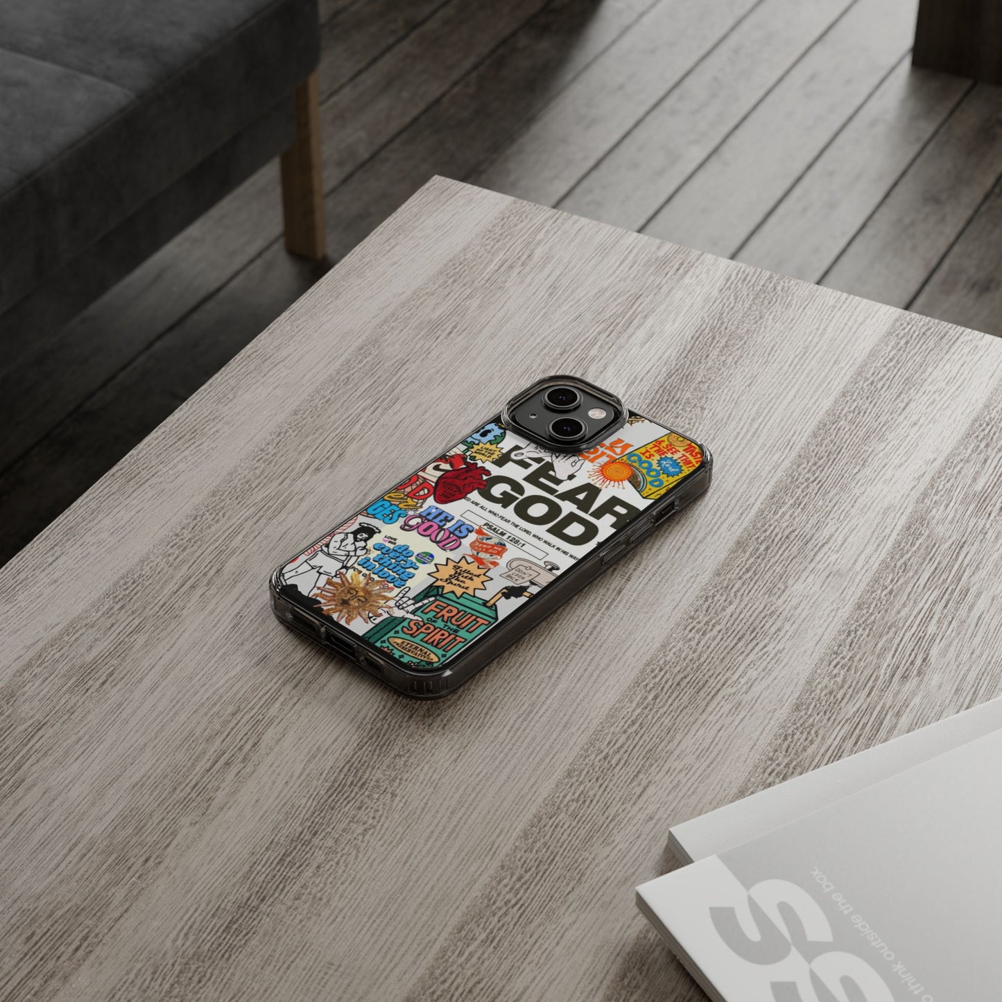 Faith-Inspired Clear Phone Case