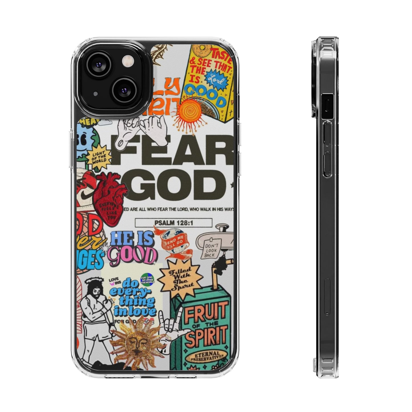 Faith-Inspired Clear Phone Case