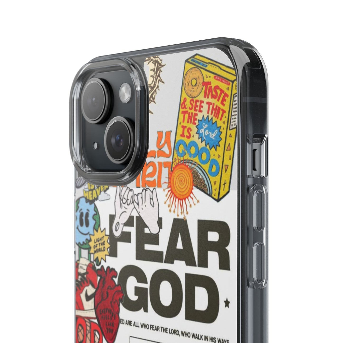 Faith-Inspired Clear Phone Case