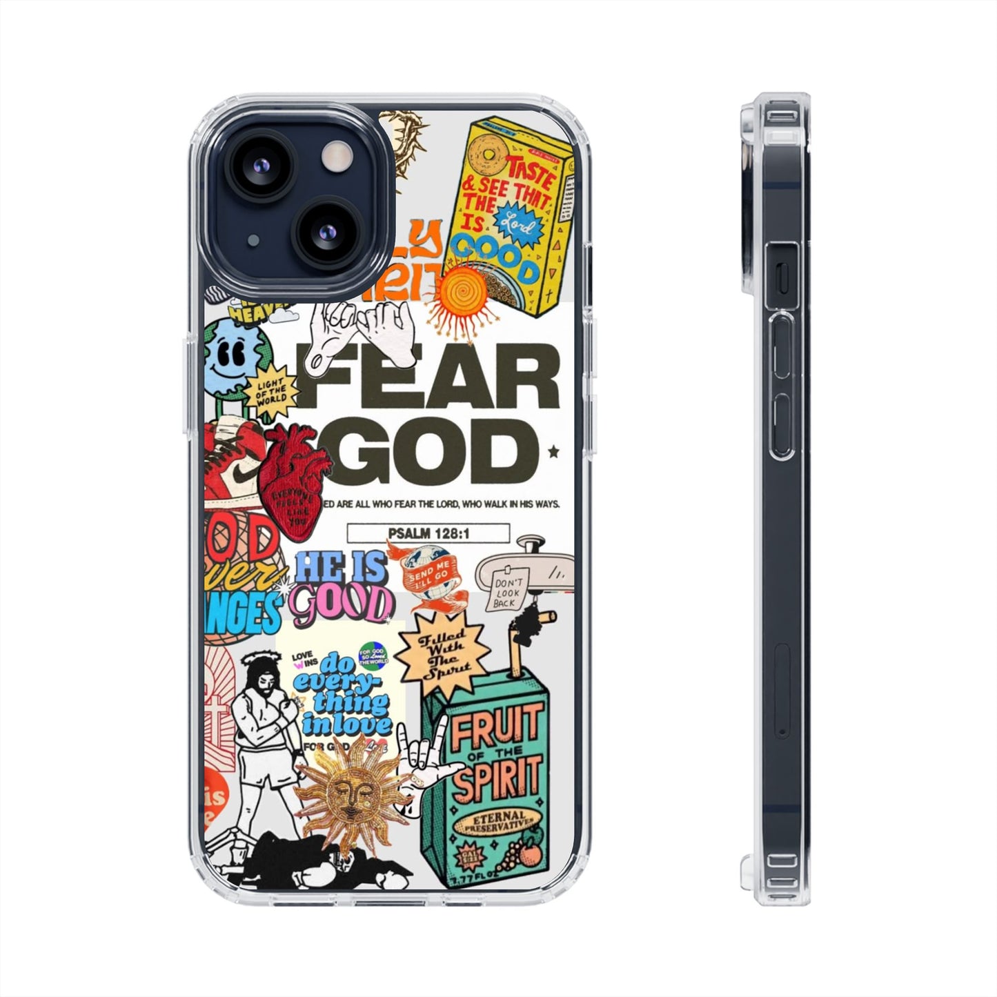 Faith-Inspired Clear Phone Case