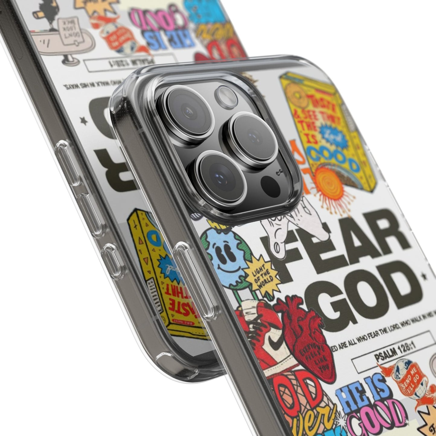 Faith-Inspired Clear Phone Case