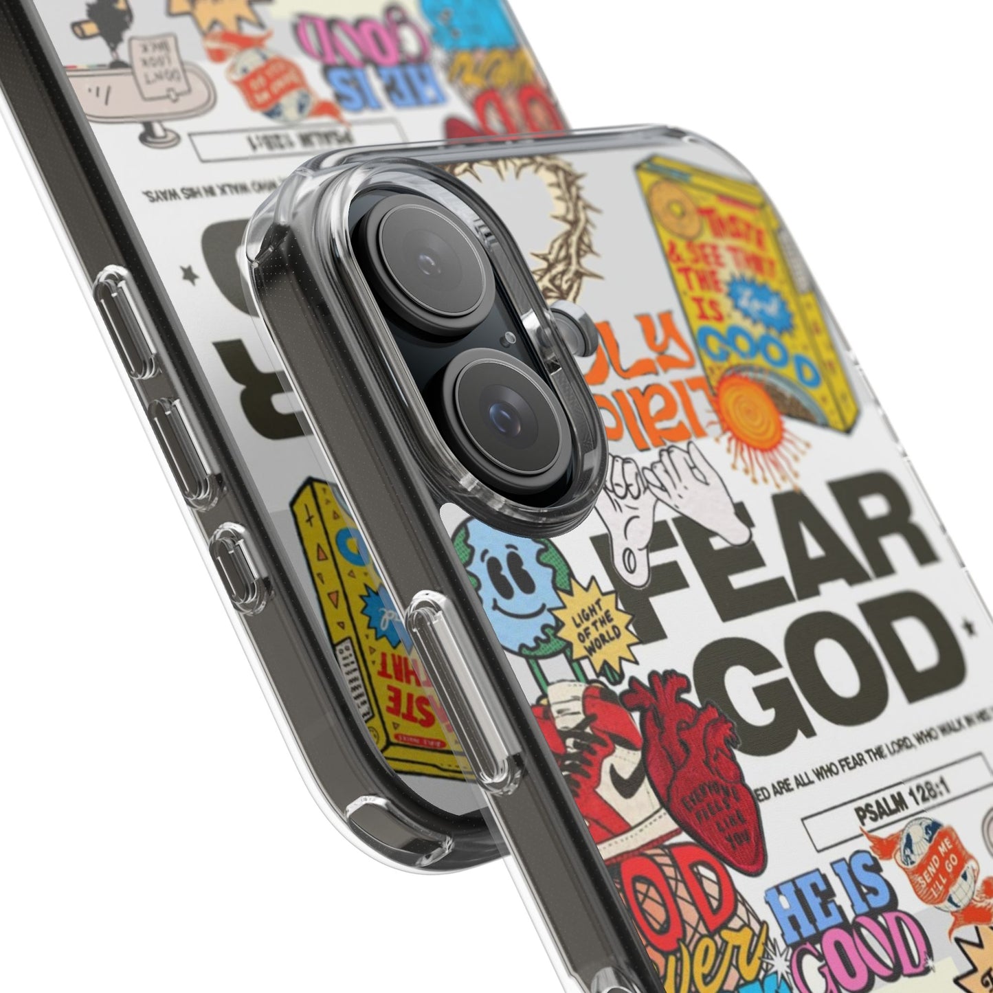 Faith-Inspired Clear Phone Case