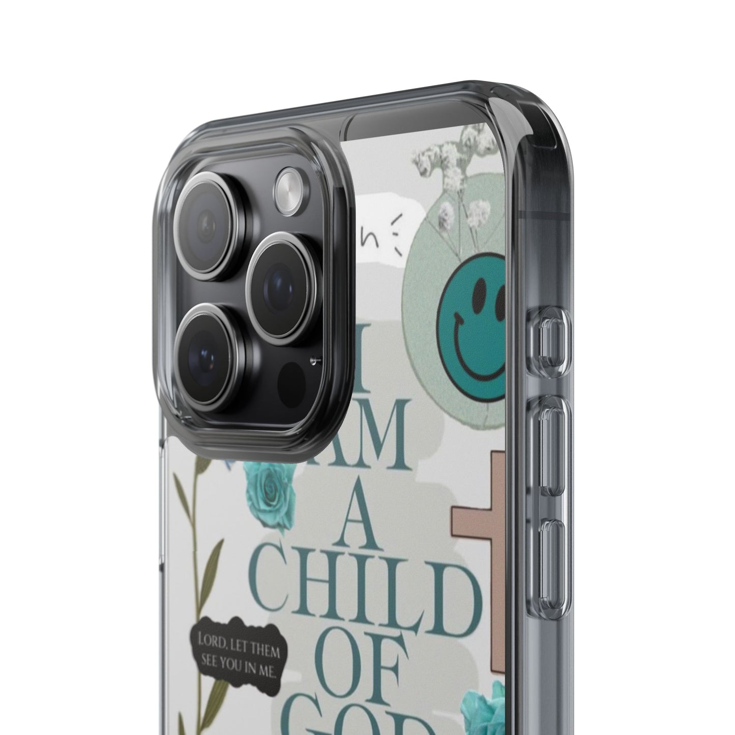 Faith-Inspired Clear Phone Case