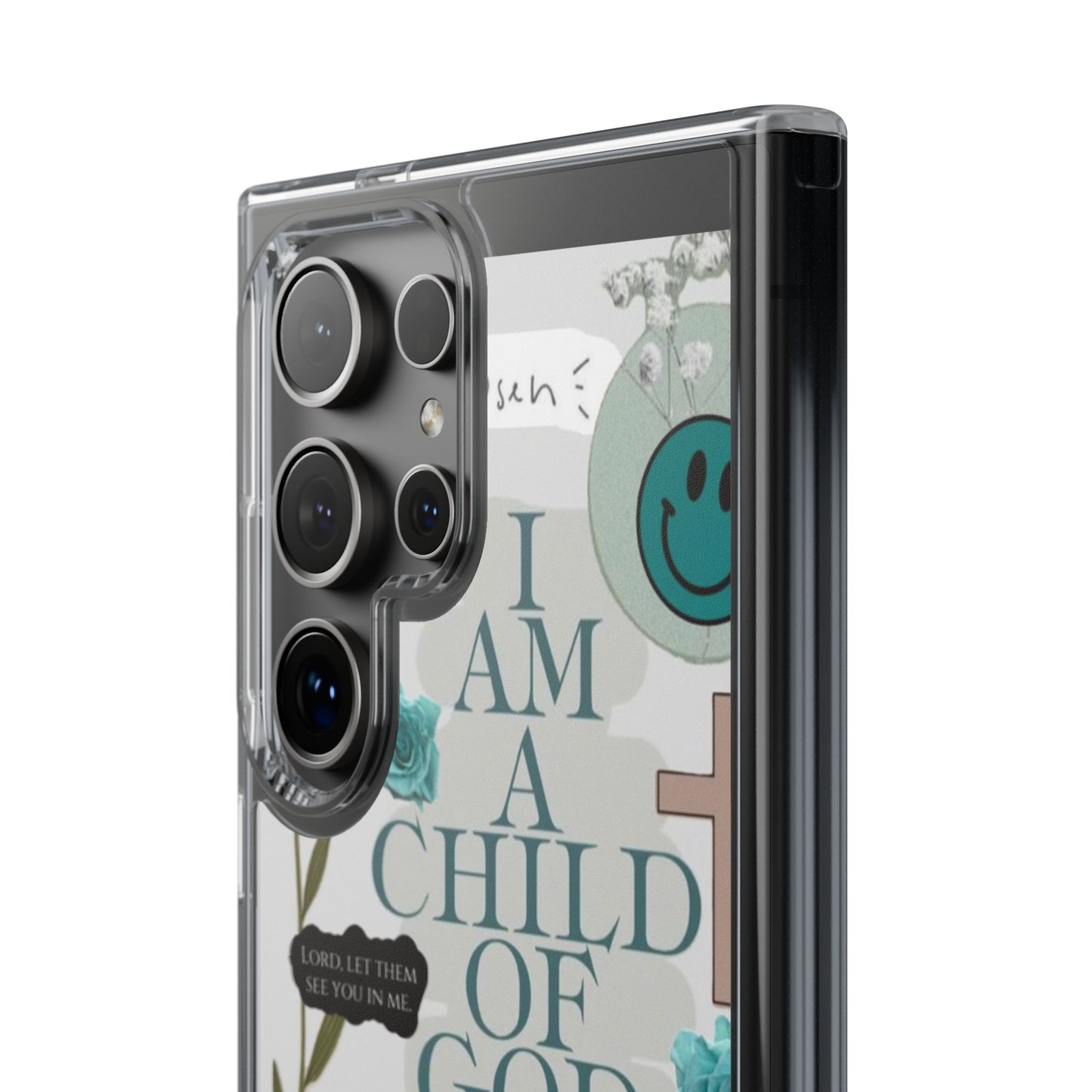 Faith-Inspired Clear Phone Case