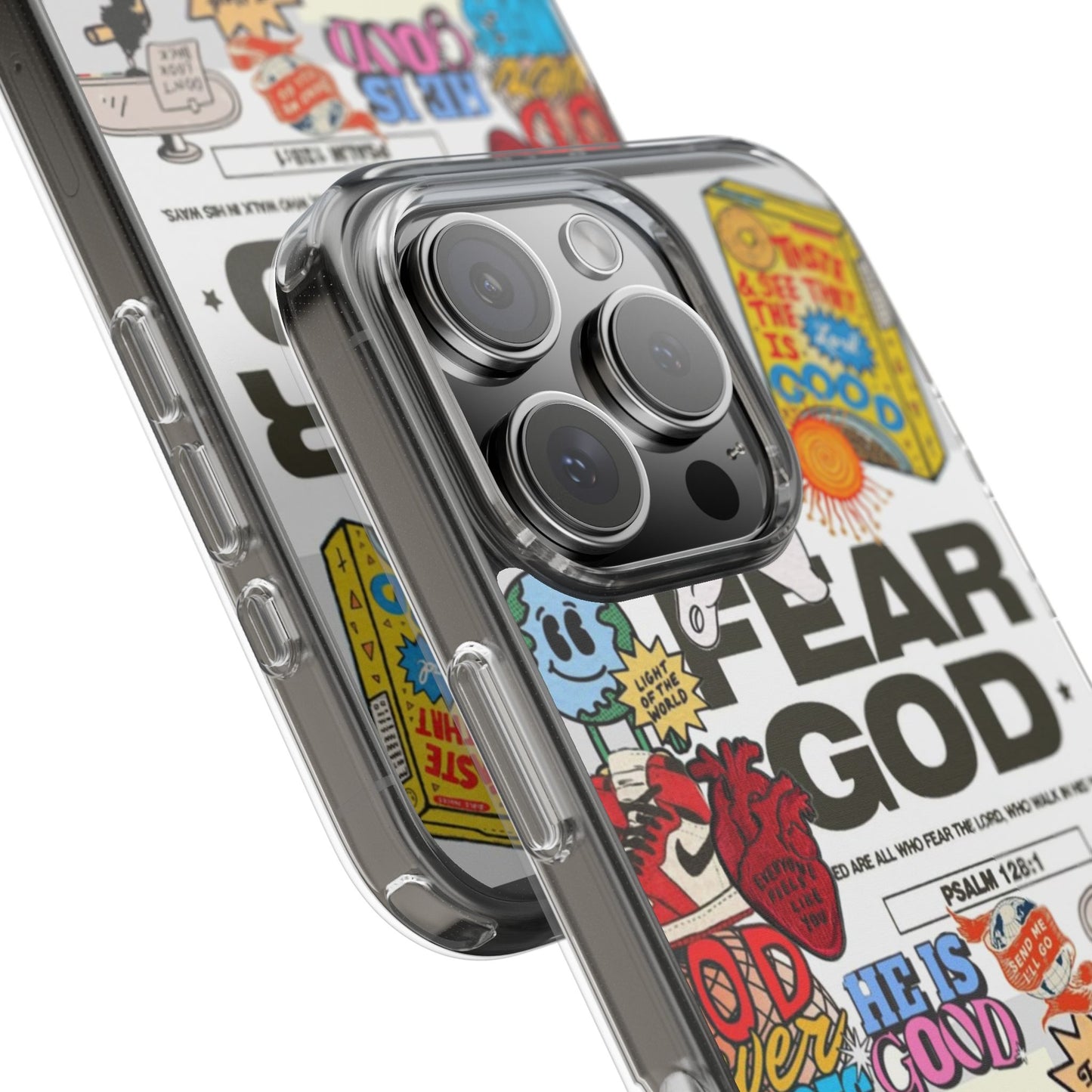 Faith-Inspired Clear Phone Case