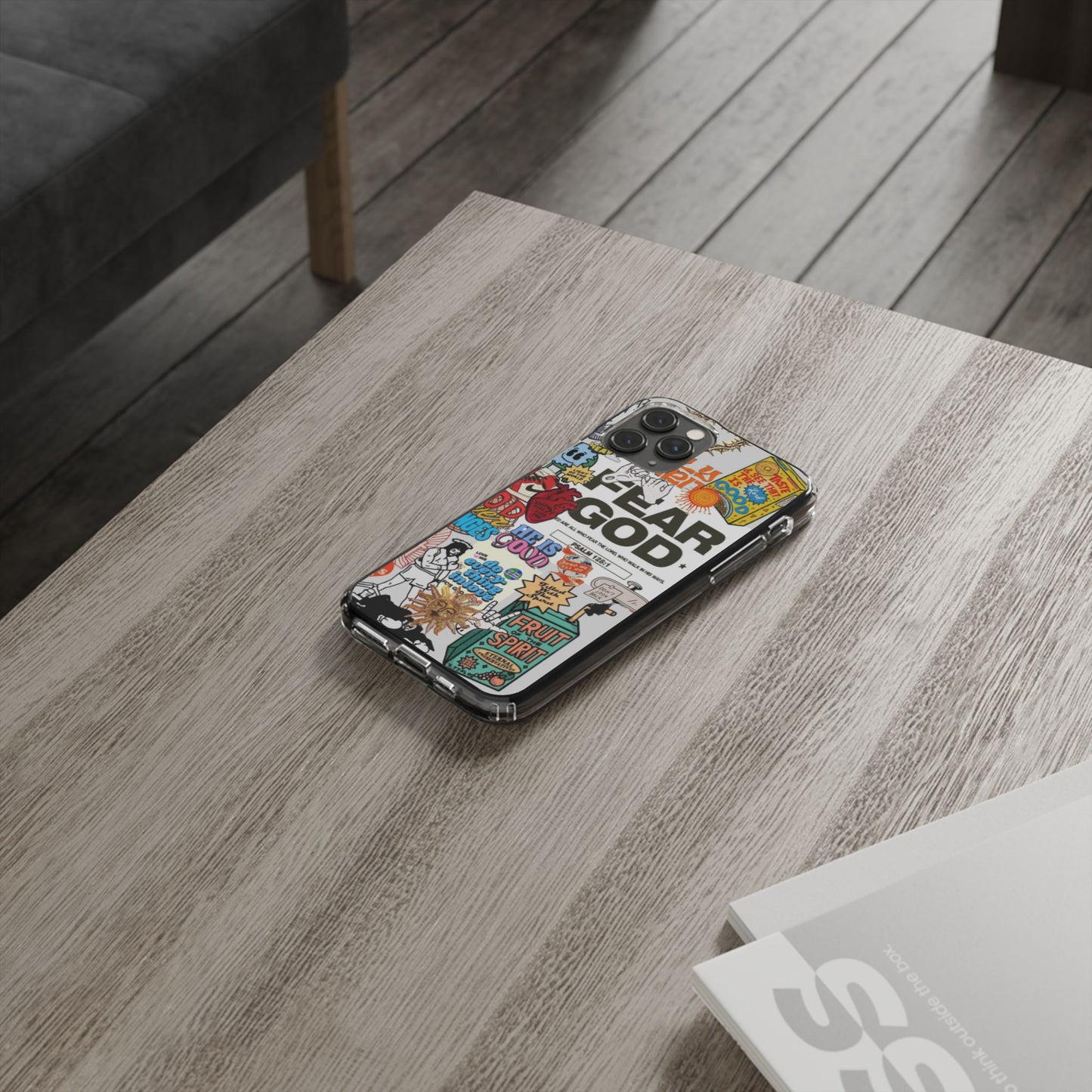 Faith-Inspired Clear Phone Case
