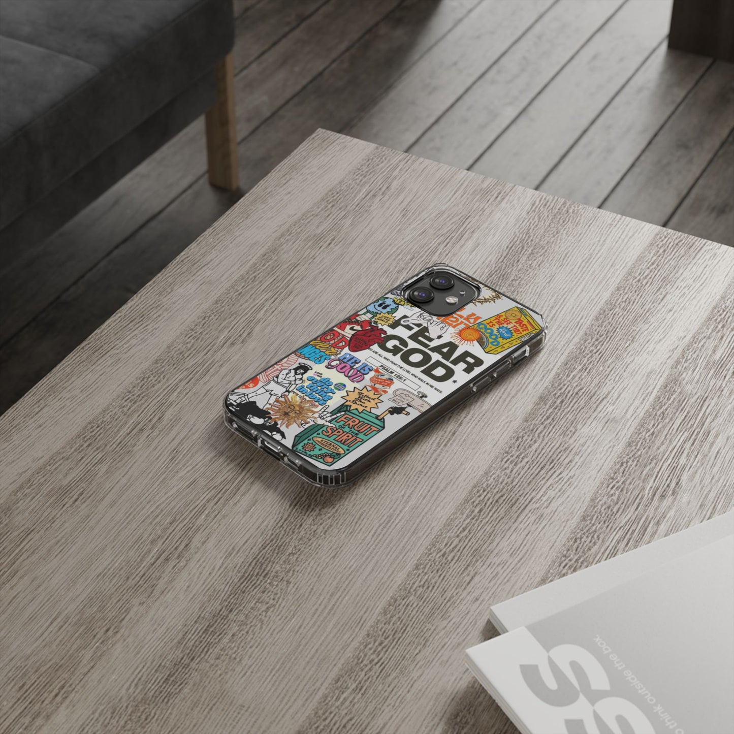 Faith-Inspired Clear Phone Case