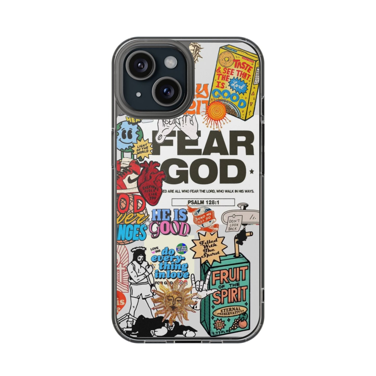 Faith-Inspired Clear Phone Case