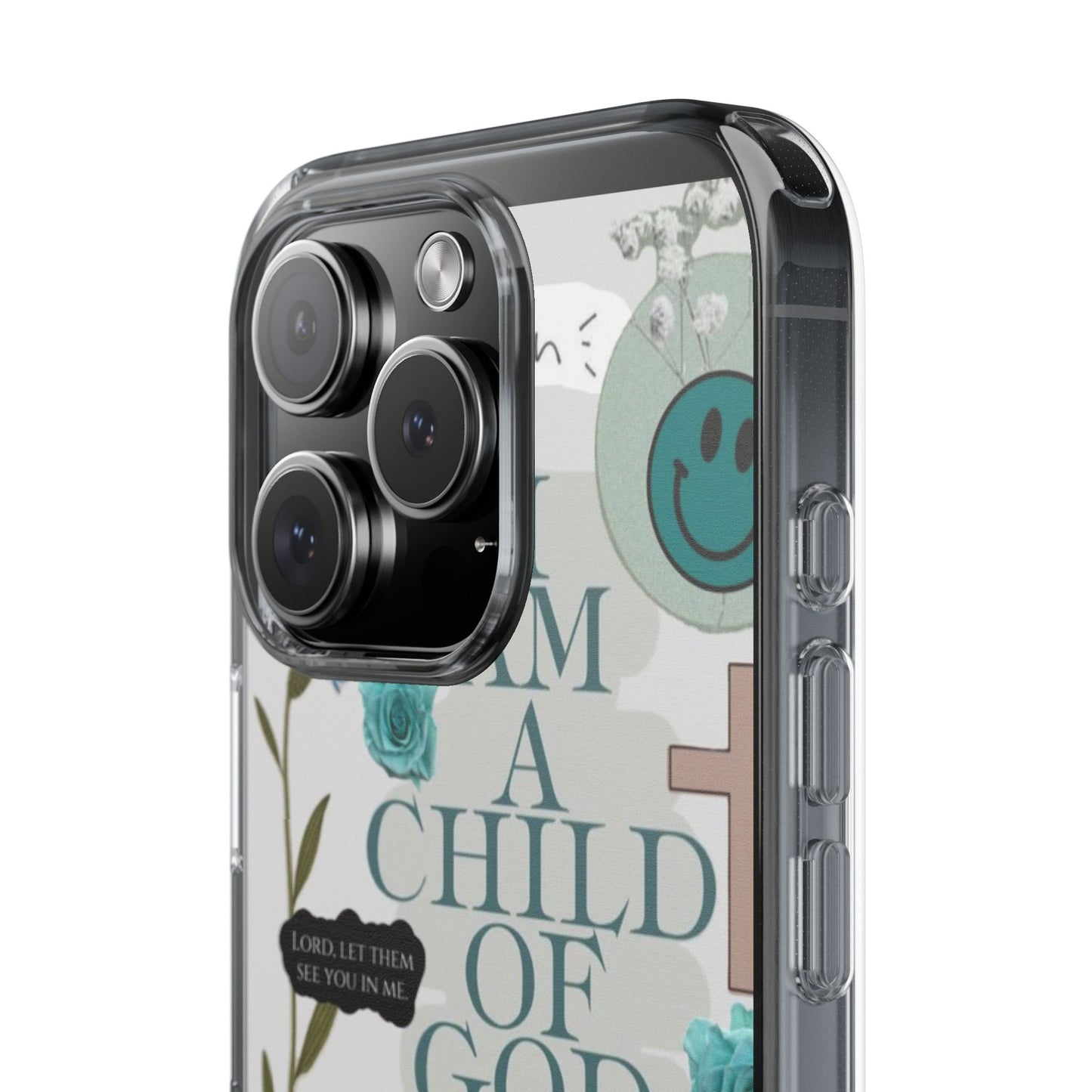 Faith-Inspired Clear Phone Case