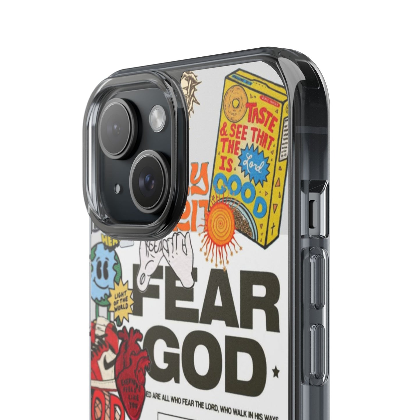 Faith-Inspired Clear Phone Case