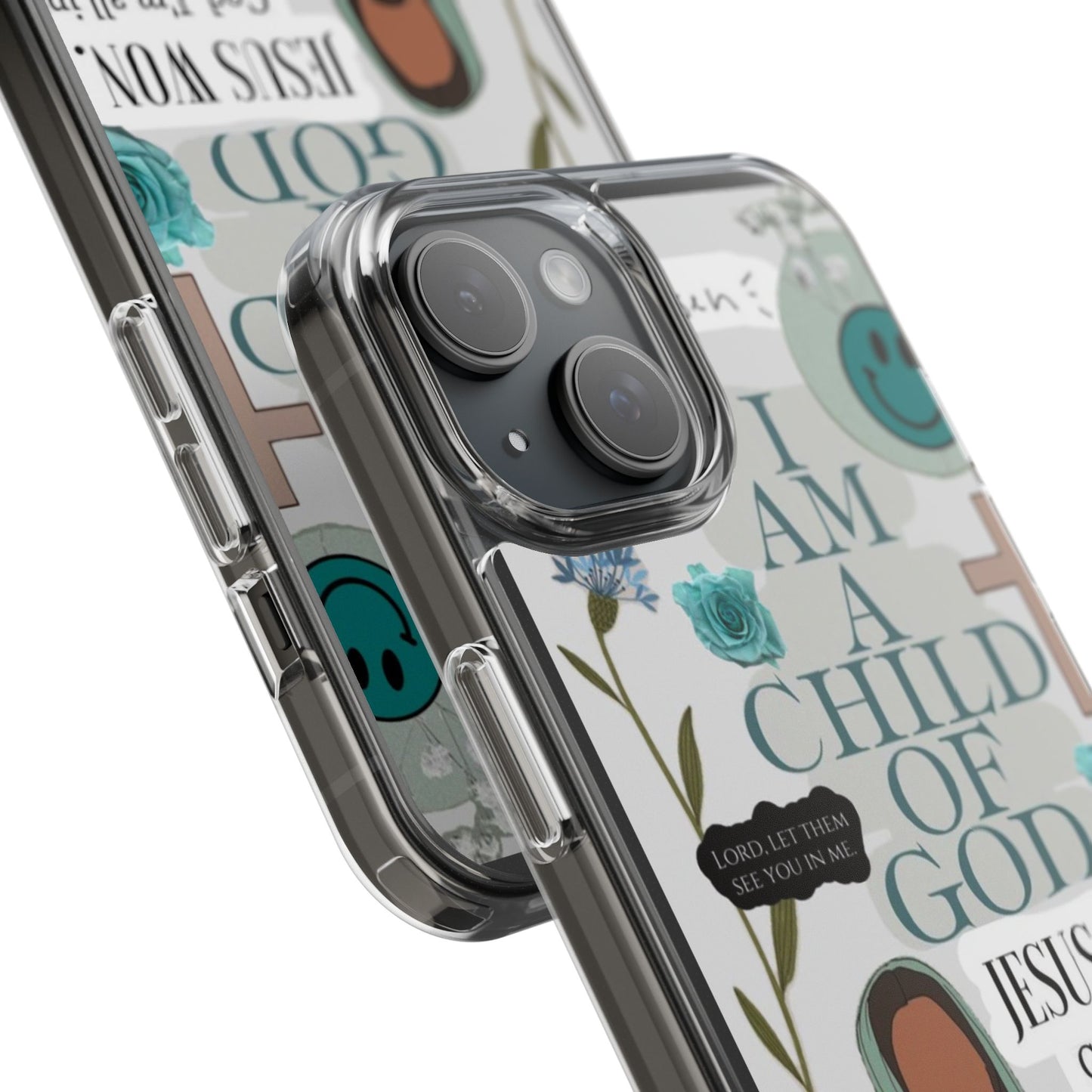 Faith-Inspired Clear Phone Case