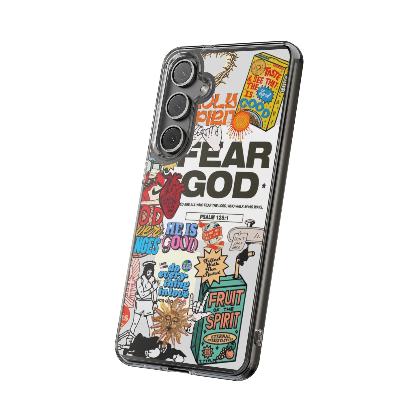 Faith-Inspired Clear Phone Case