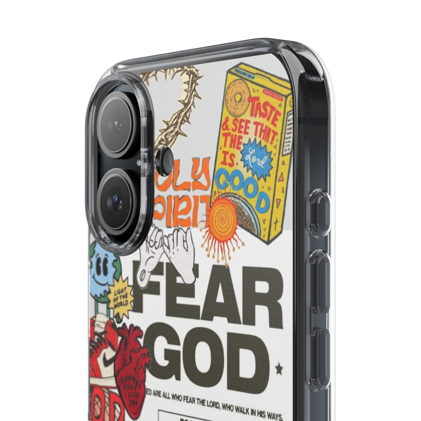 Faith-Inspired Clear Phone Case