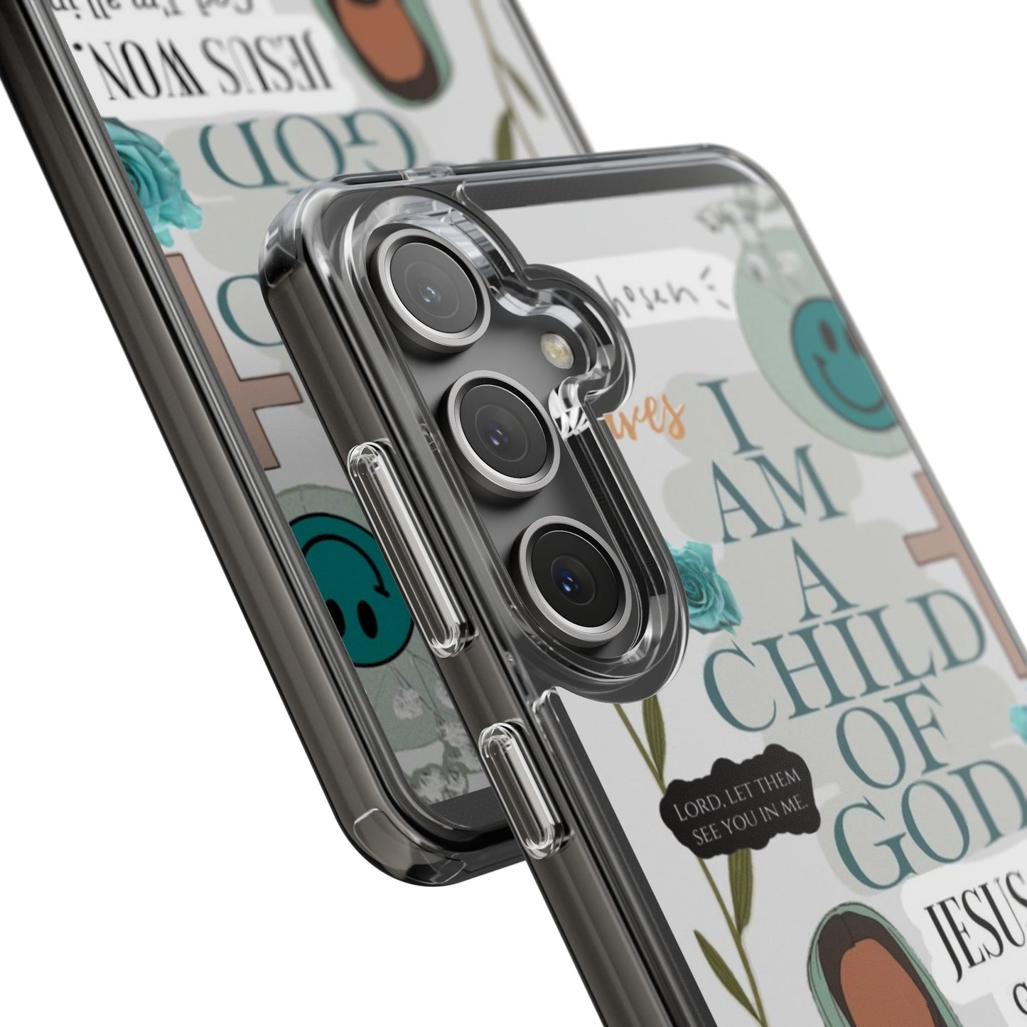 Faith-Inspired Clear Phone Case