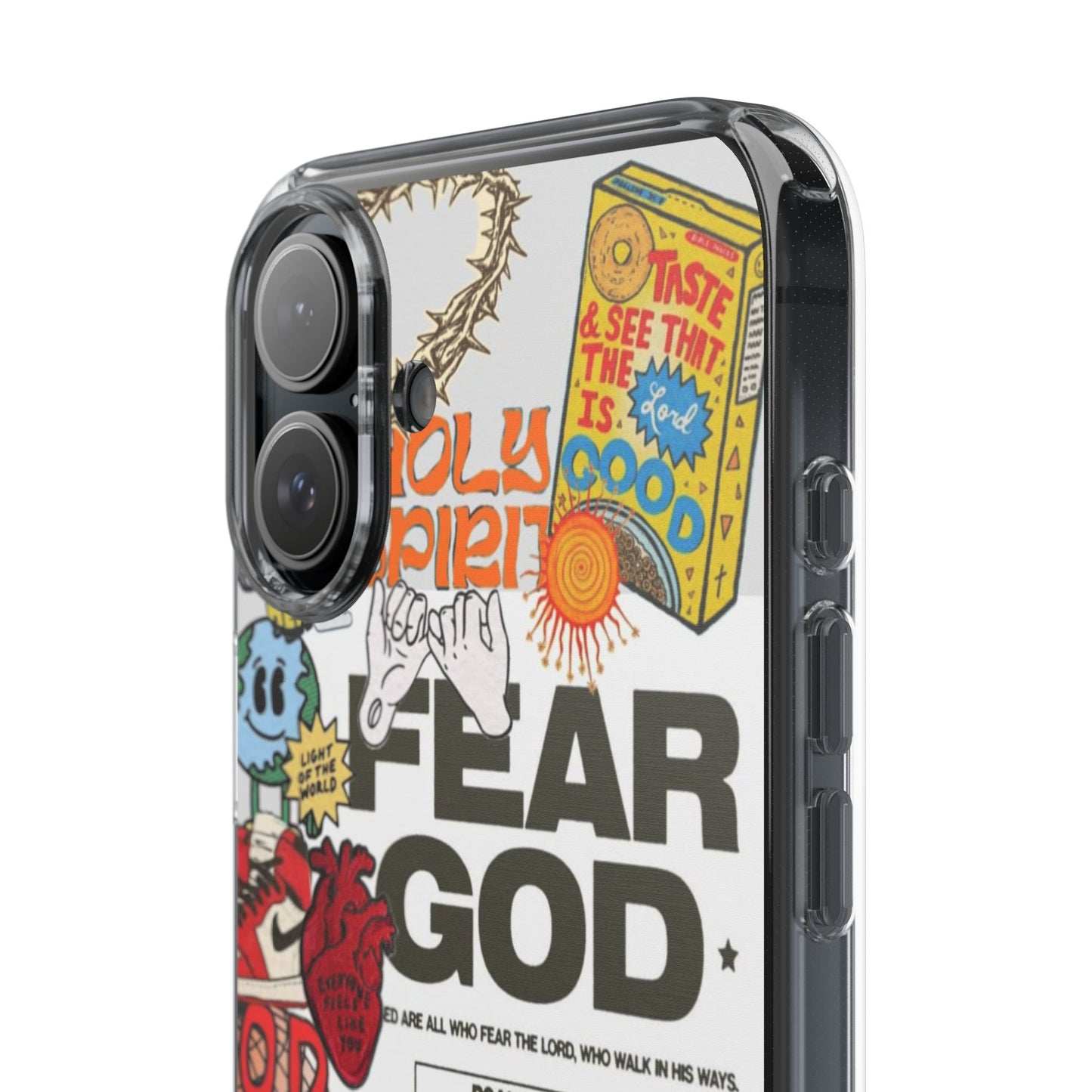 Faith-Inspired Clear Phone Case