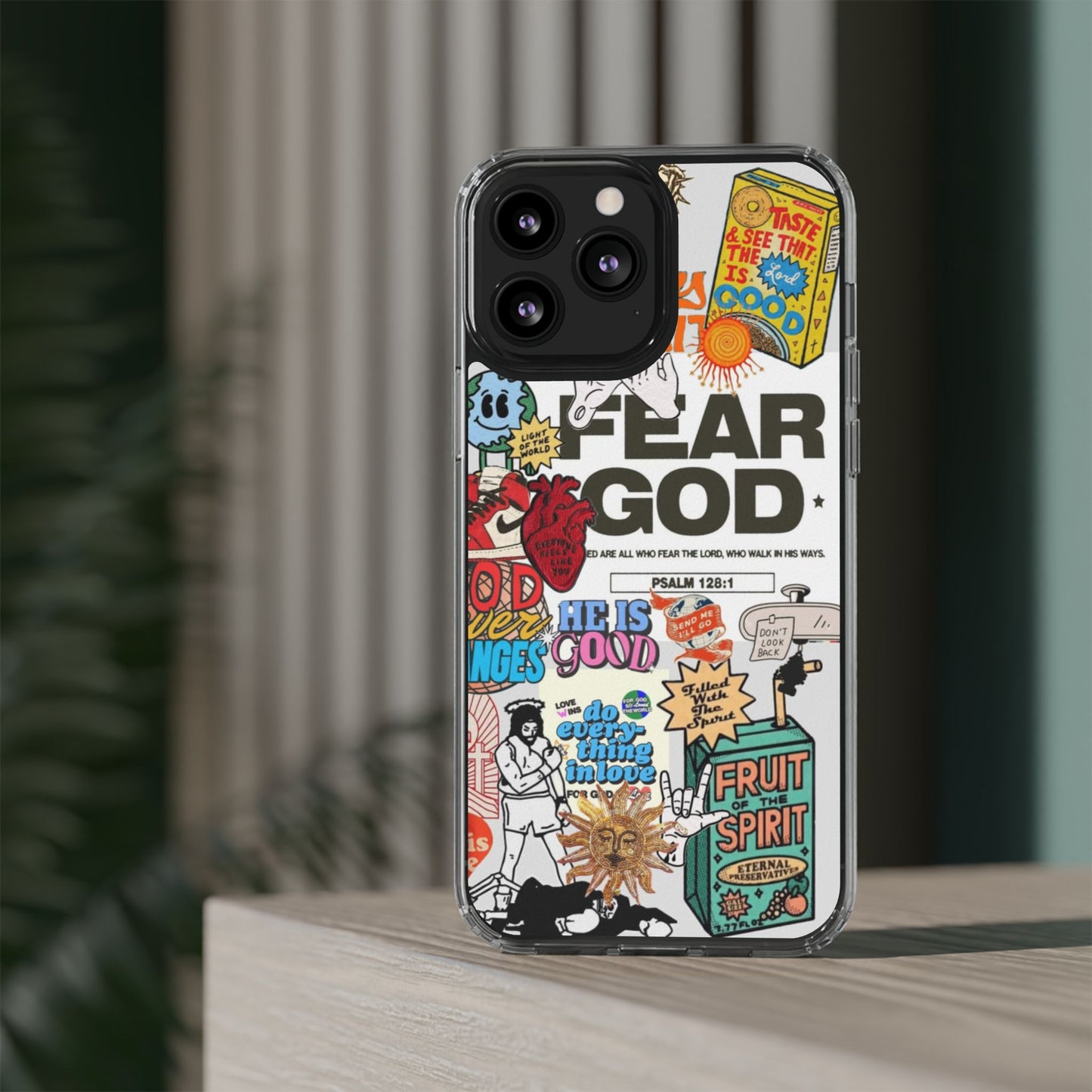Faith-Inspired Clear Phone Case