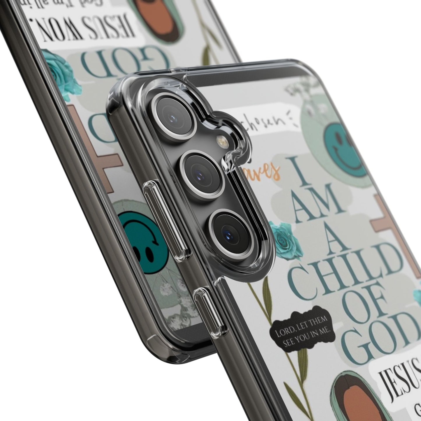 Faith-Inspired Clear Phone Case