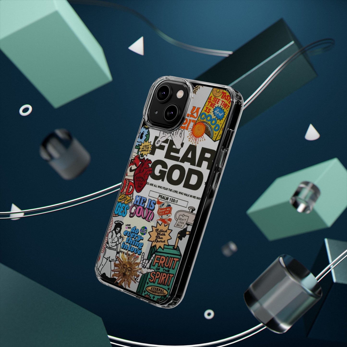 Faith-Inspired Clear Phone Case
