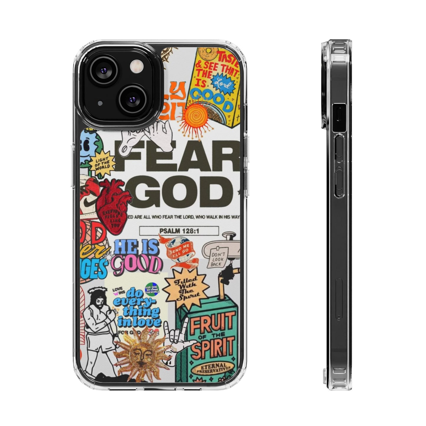 Faith-Inspired Clear Phone Case