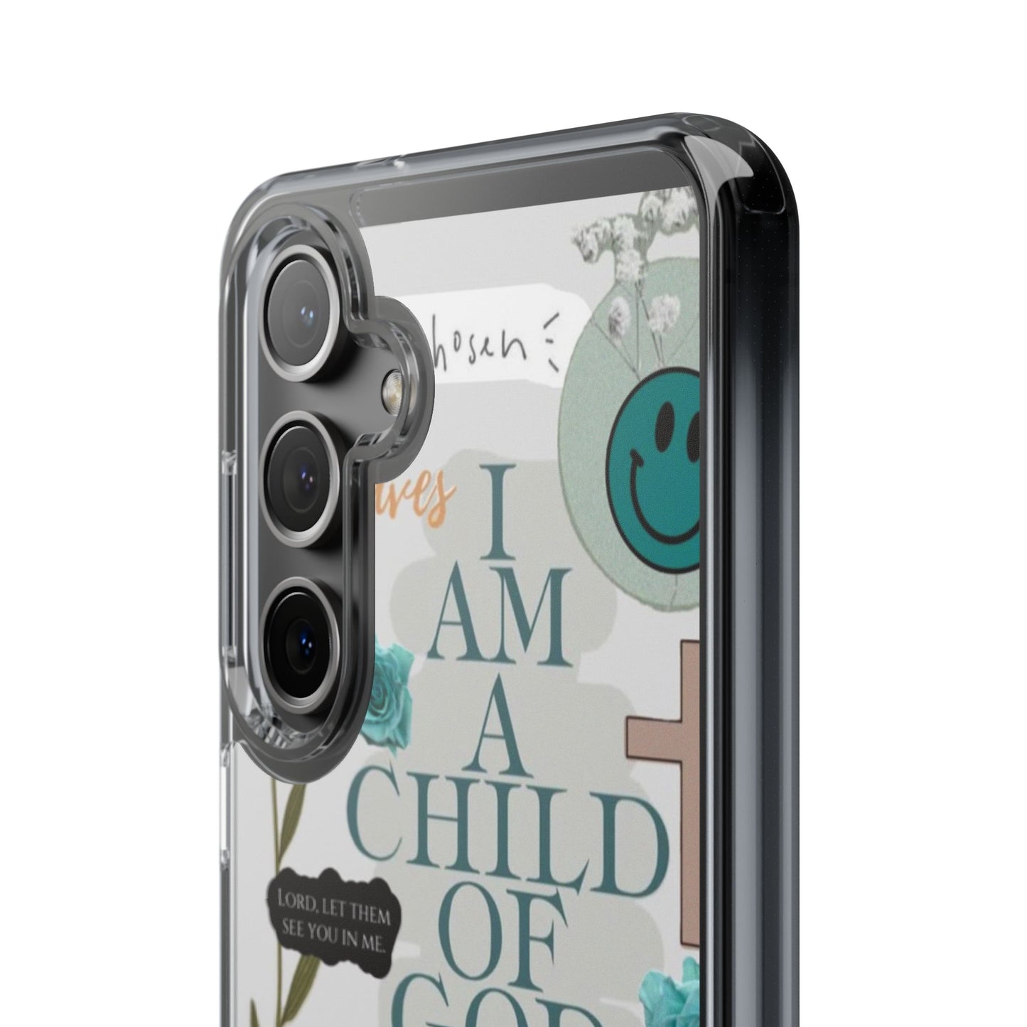 Faith-Inspired Clear Phone Case