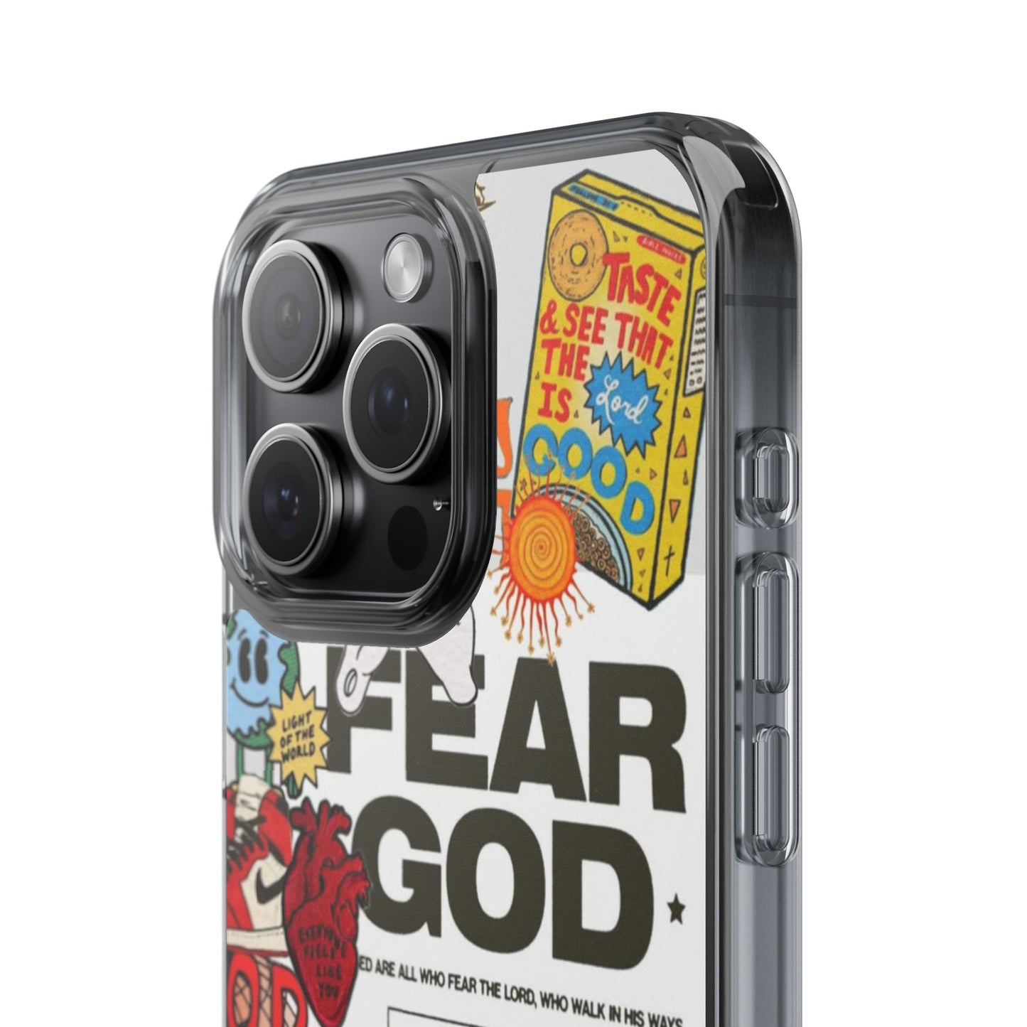 Faith-Inspired Clear Phone Case