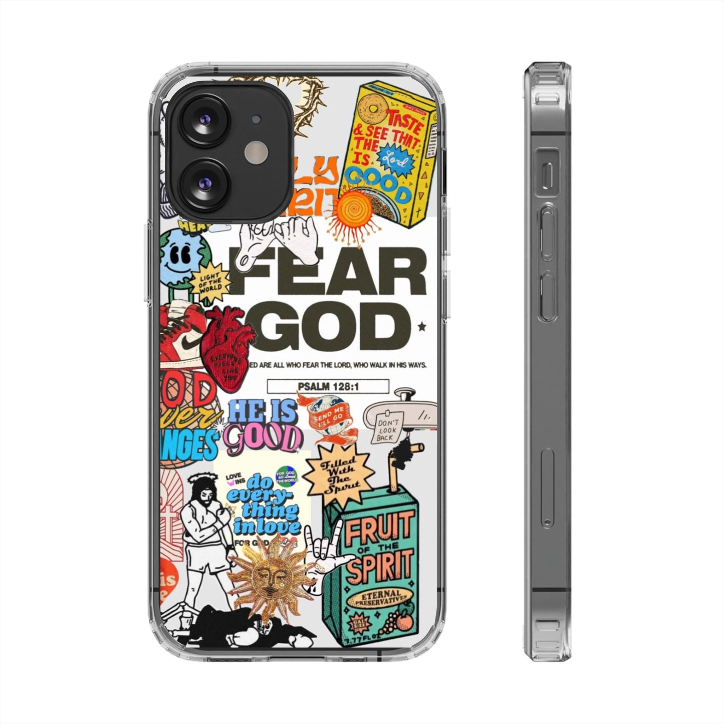Faith-Inspired Clear Phone Case
