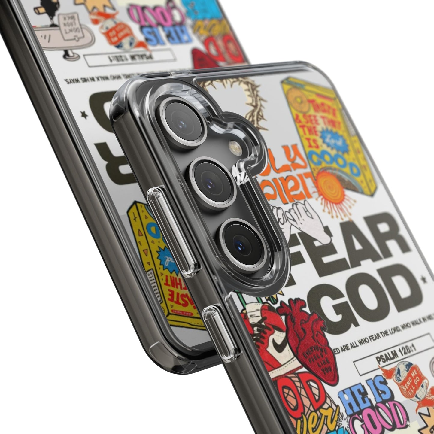 Faith-Inspired Clear Phone Case