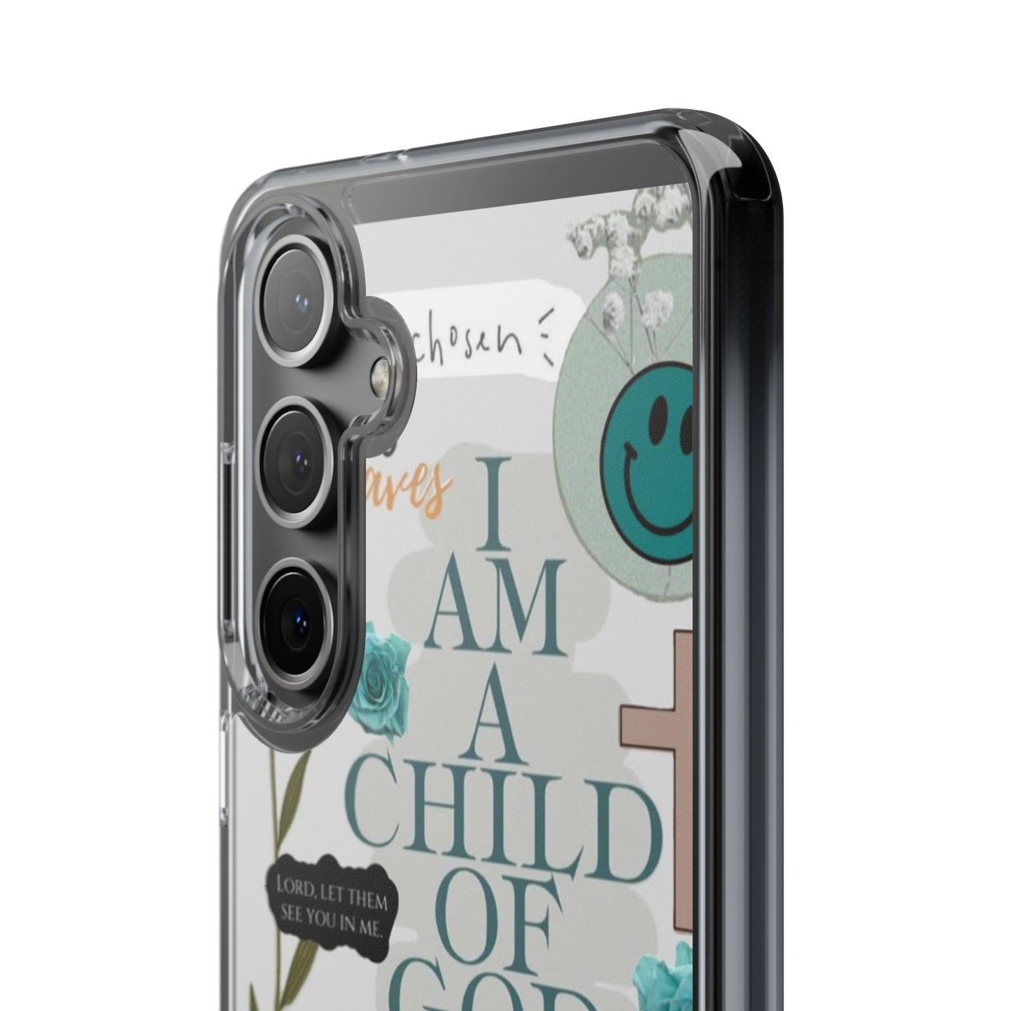 Faith-Inspired Clear Phone Case
