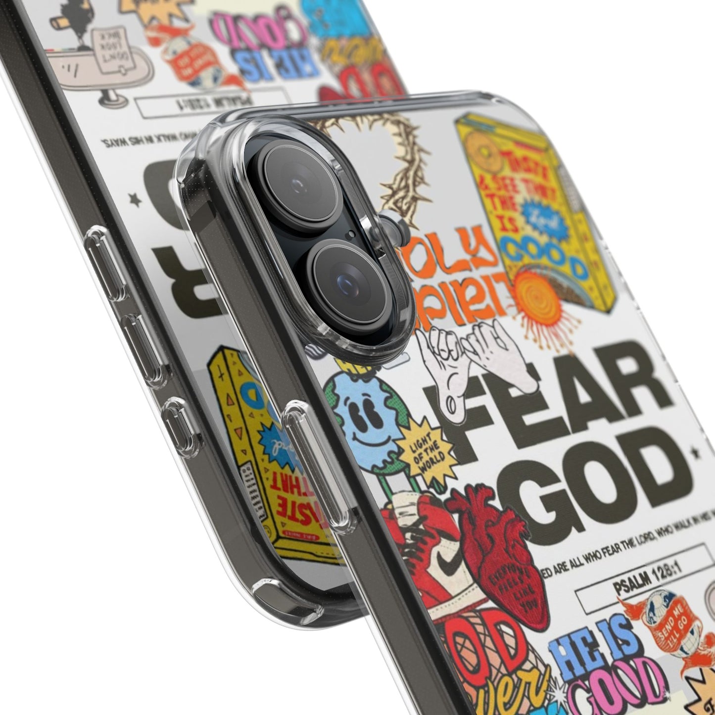 Faith-Inspired Clear Phone Case