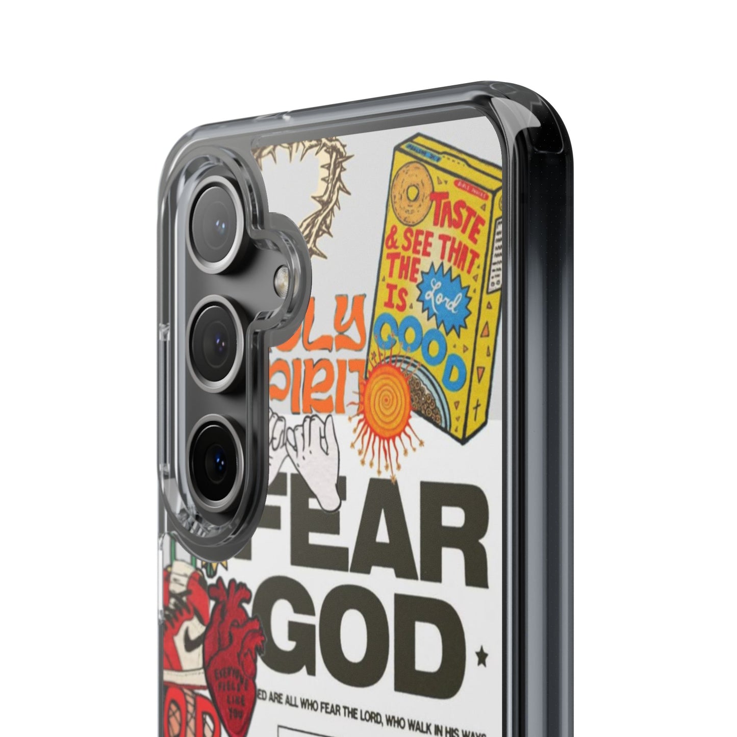 Faith-Inspired Clear Phone Case