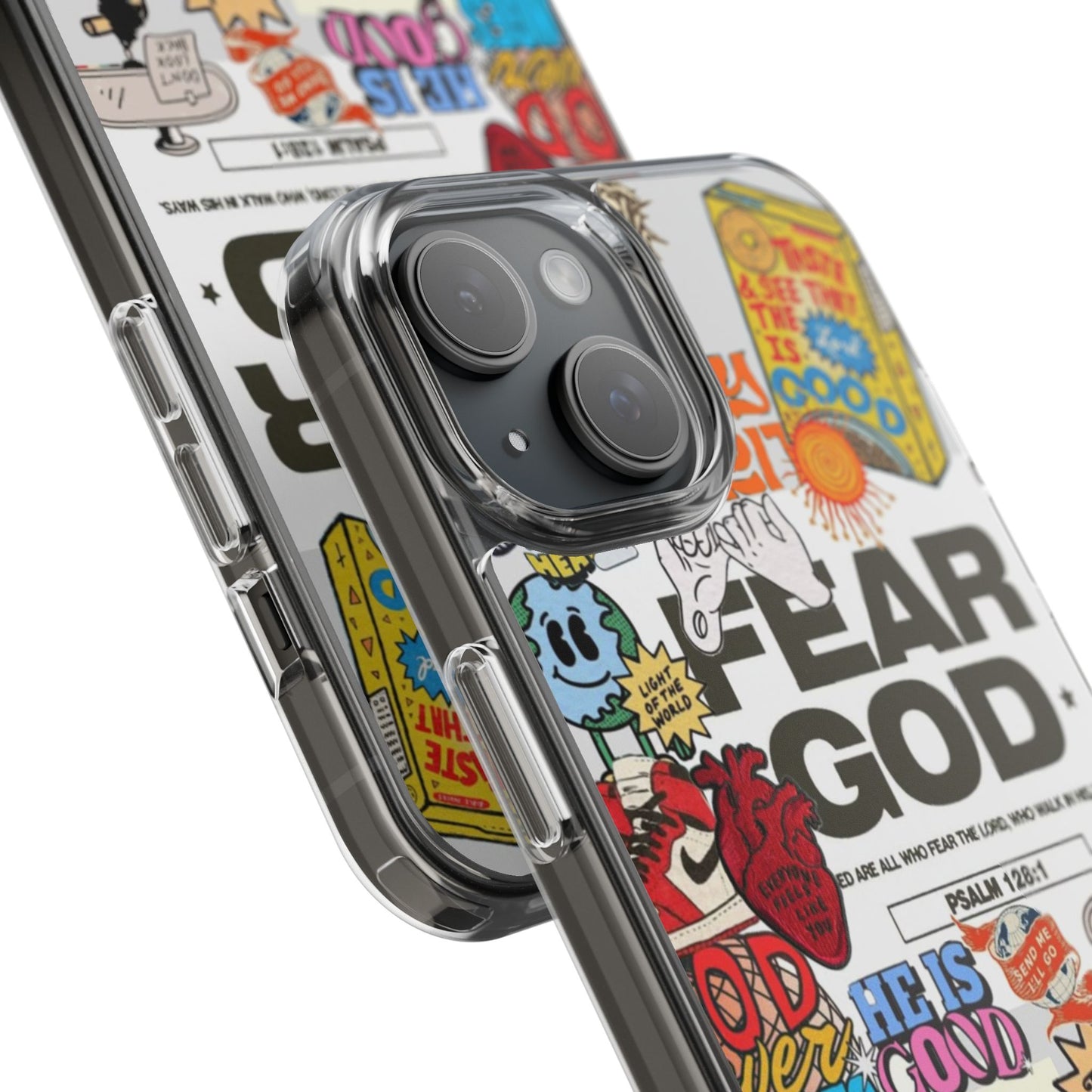 Faith-Inspired Clear Phone Case