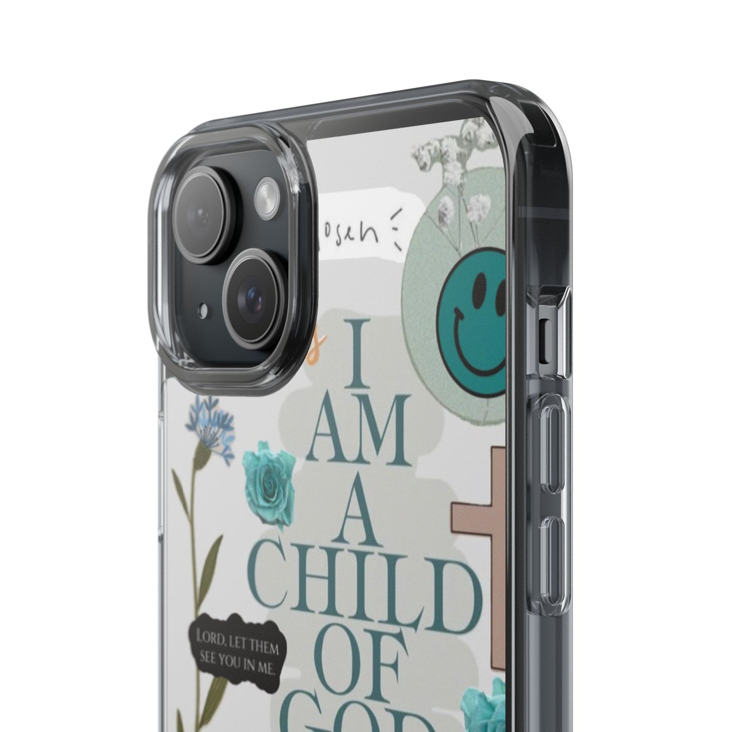 Faith-Inspired Clear Phone Case