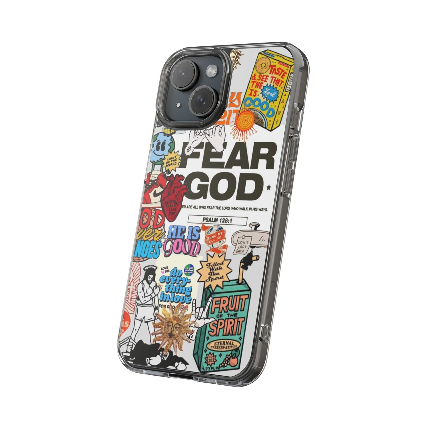 Faith-Inspired Clear Phone Case