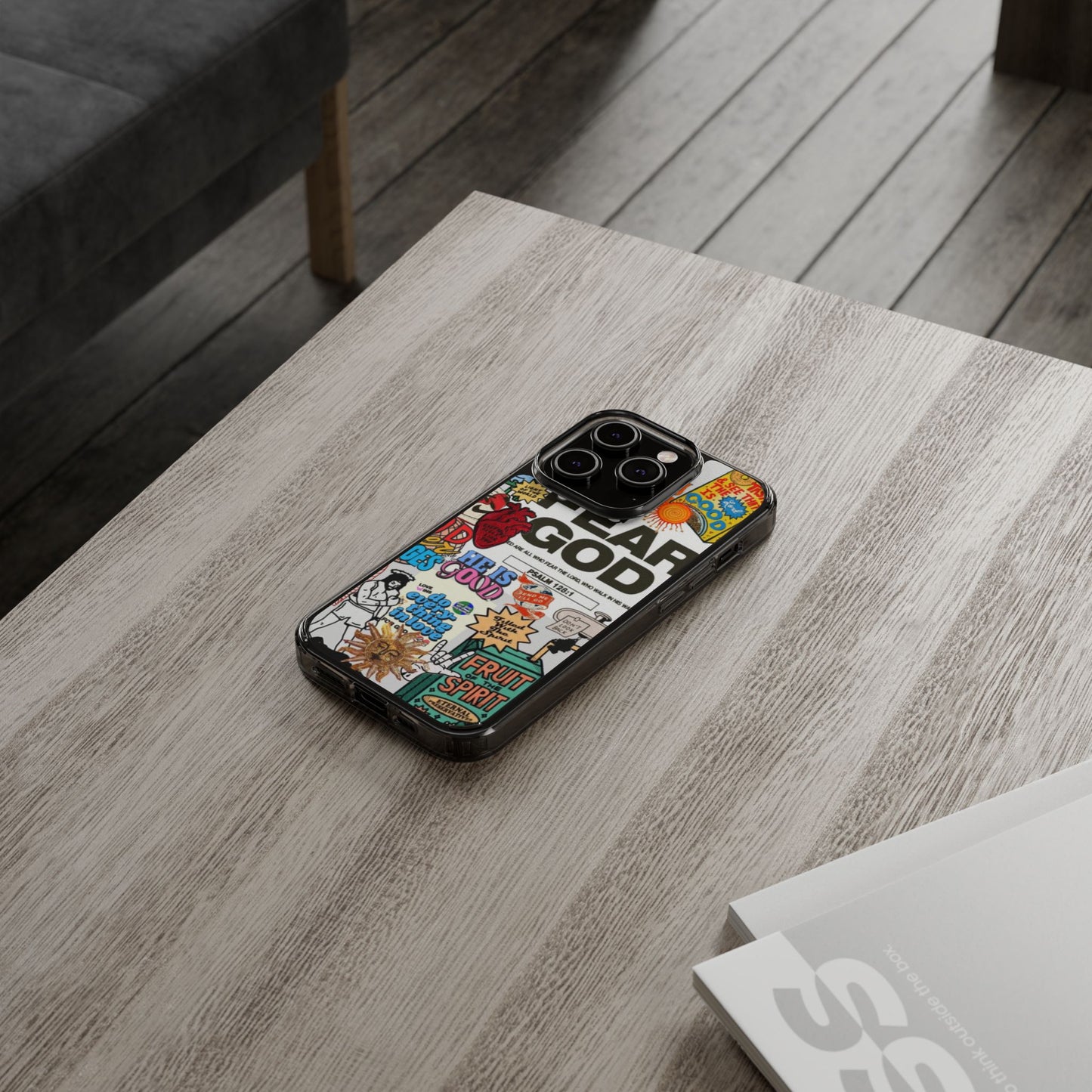 Faith-Inspired Clear Phone Case