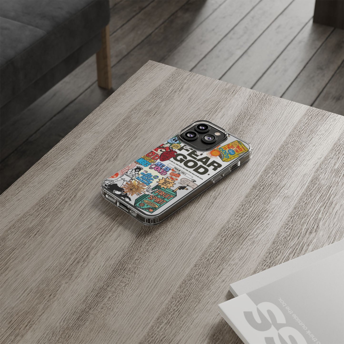Faith-Inspired Clear Phone Case