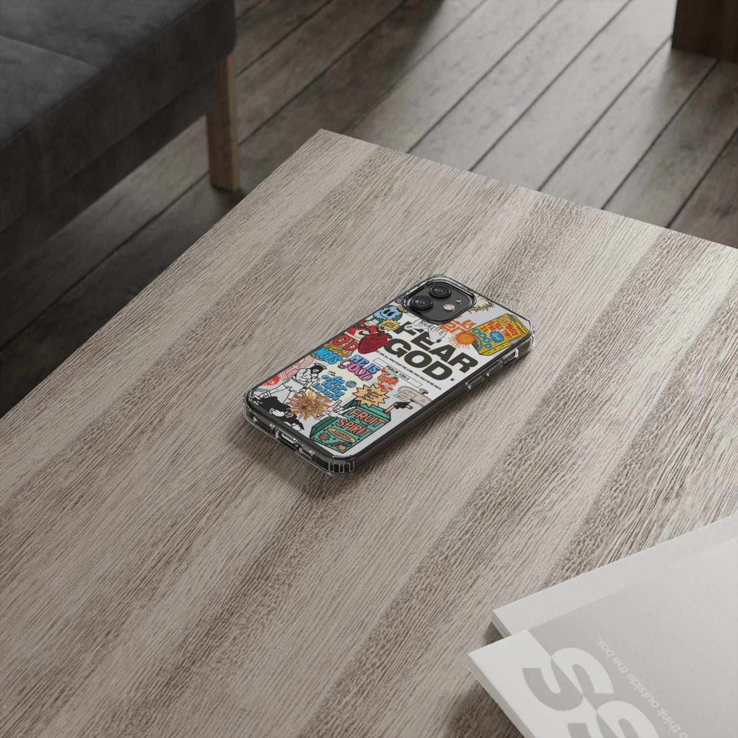 Faith-Inspired Clear Phone Case