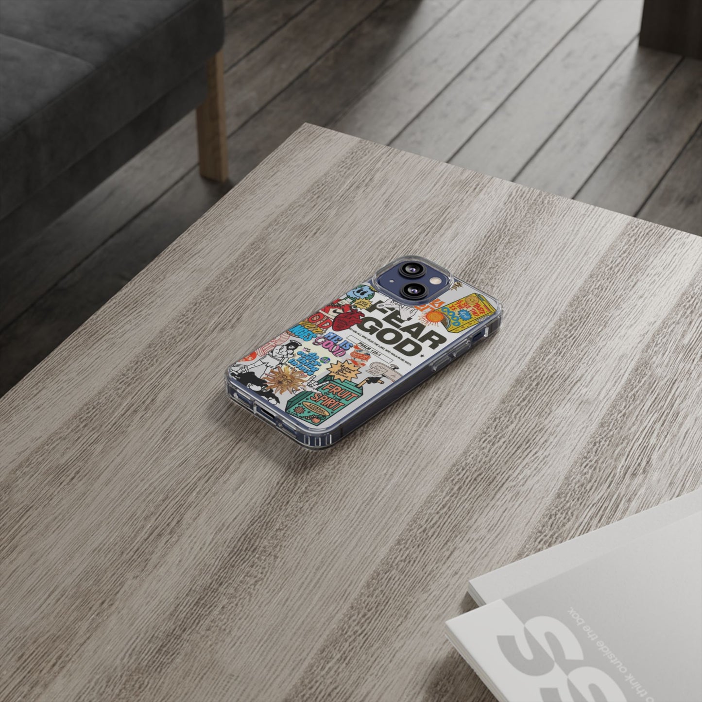 Faith-Inspired Clear Phone Case