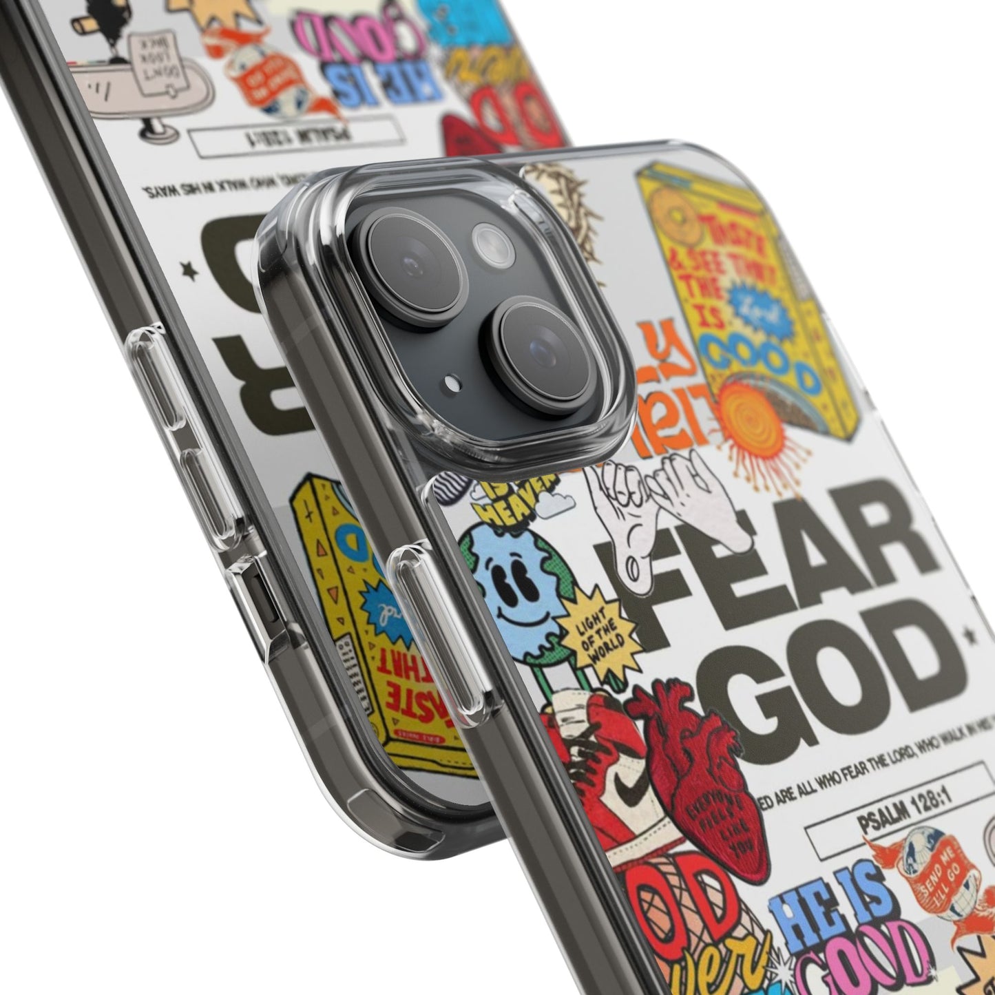 Faith-Inspired Clear Phone Case