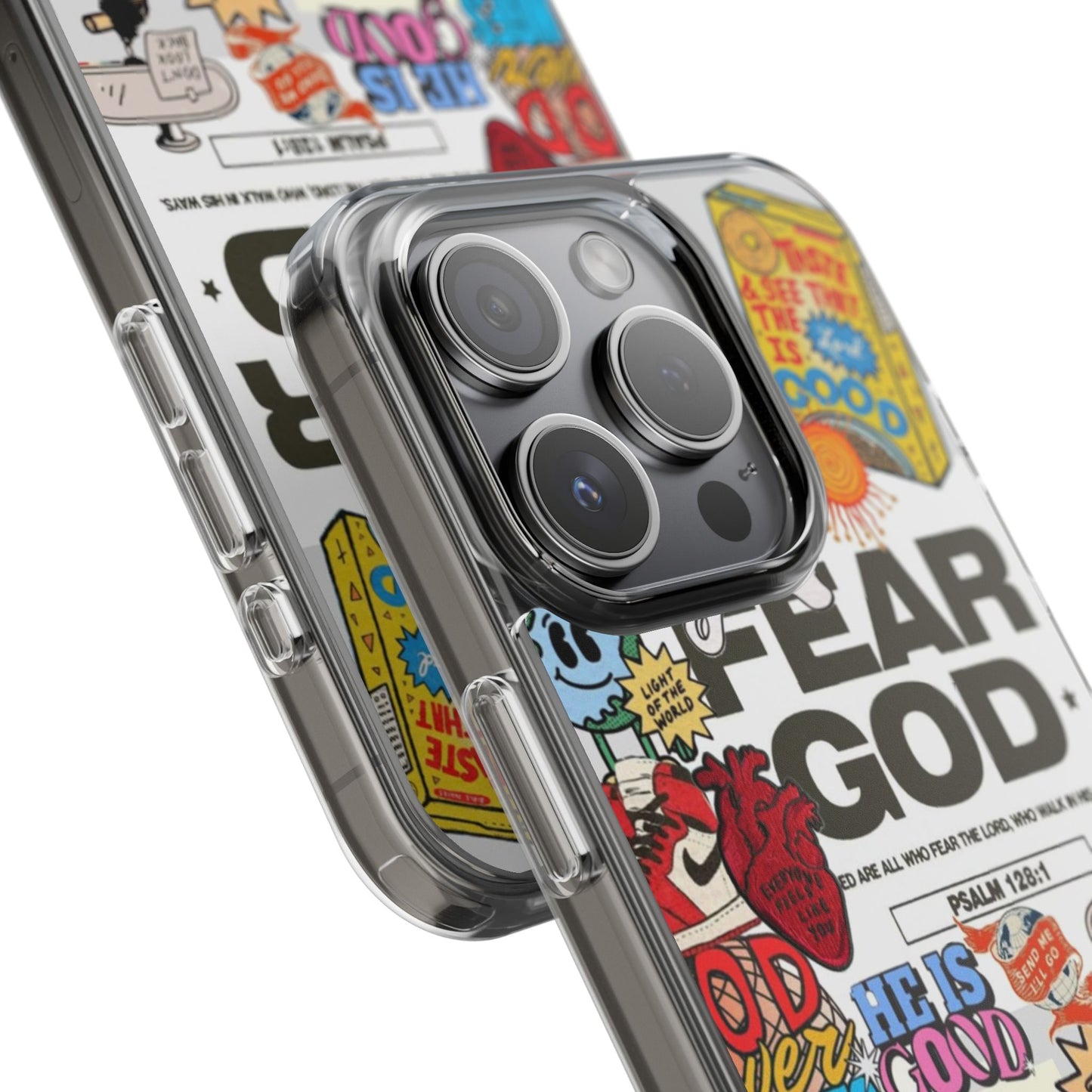 Faith-Inspired Clear Phone Case