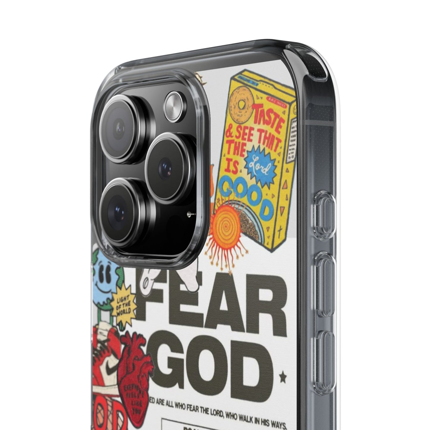 Faith-Inspired Clear Phone Case