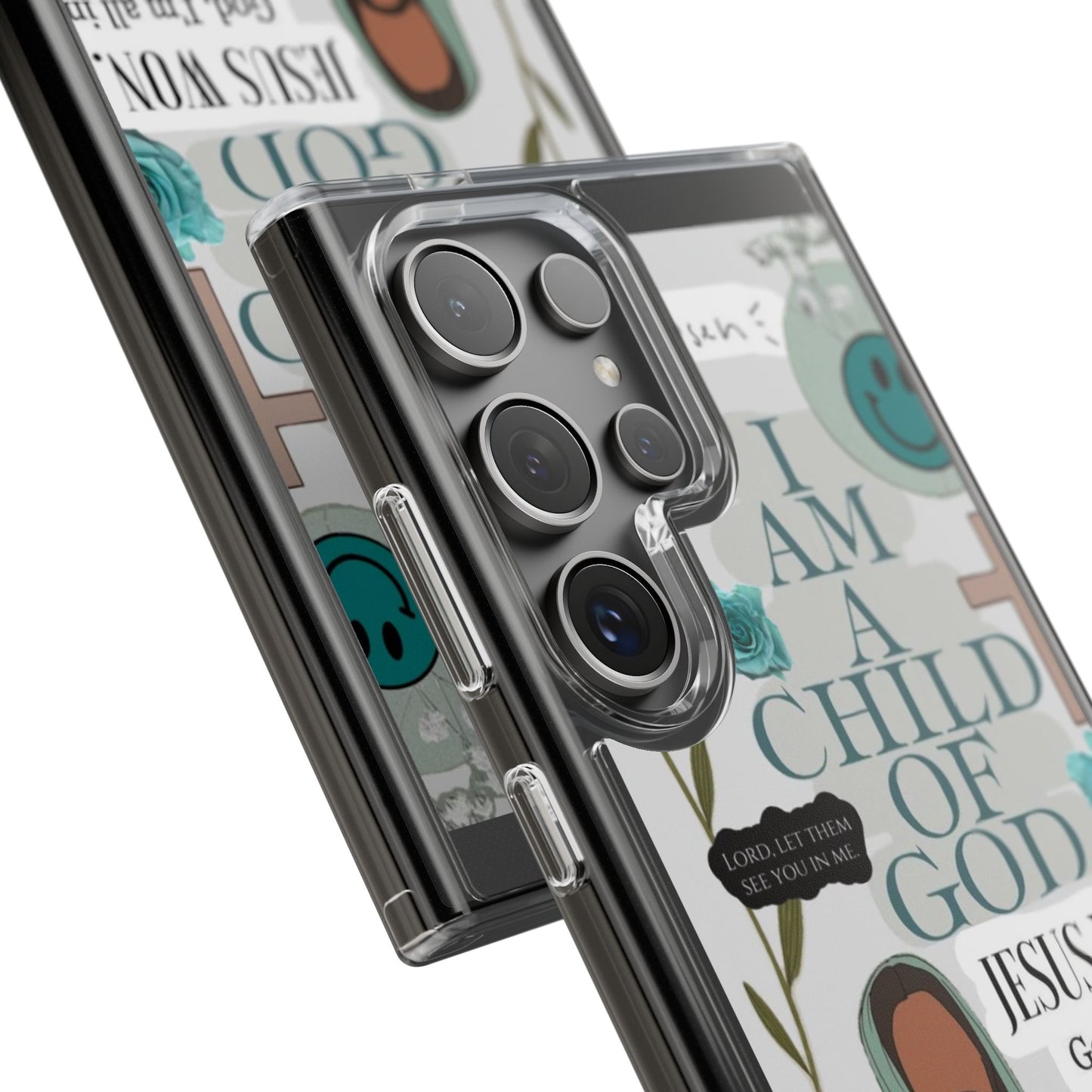 Faith-Inspired Clear Phone Case