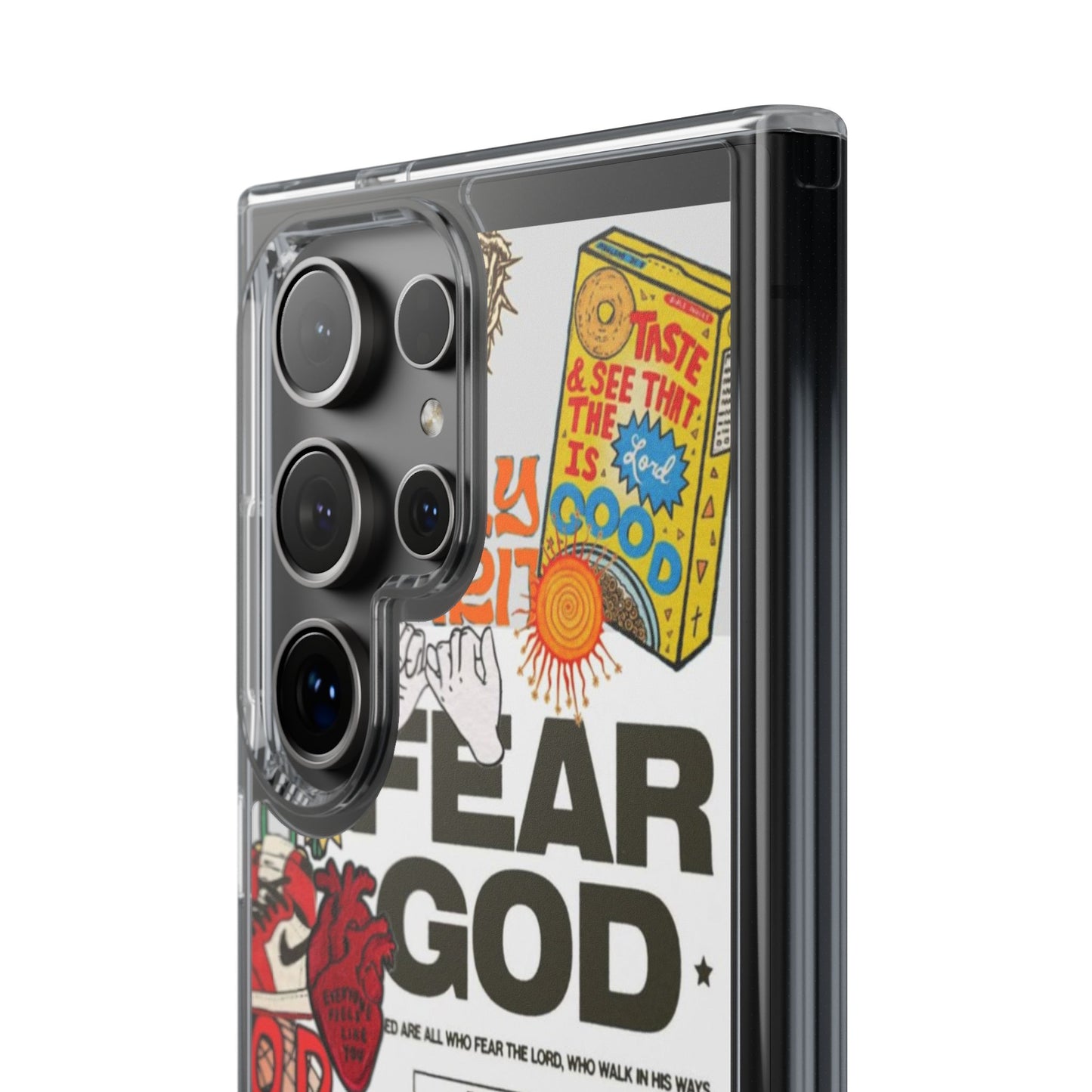 Faith-Inspired Clear Phone Case