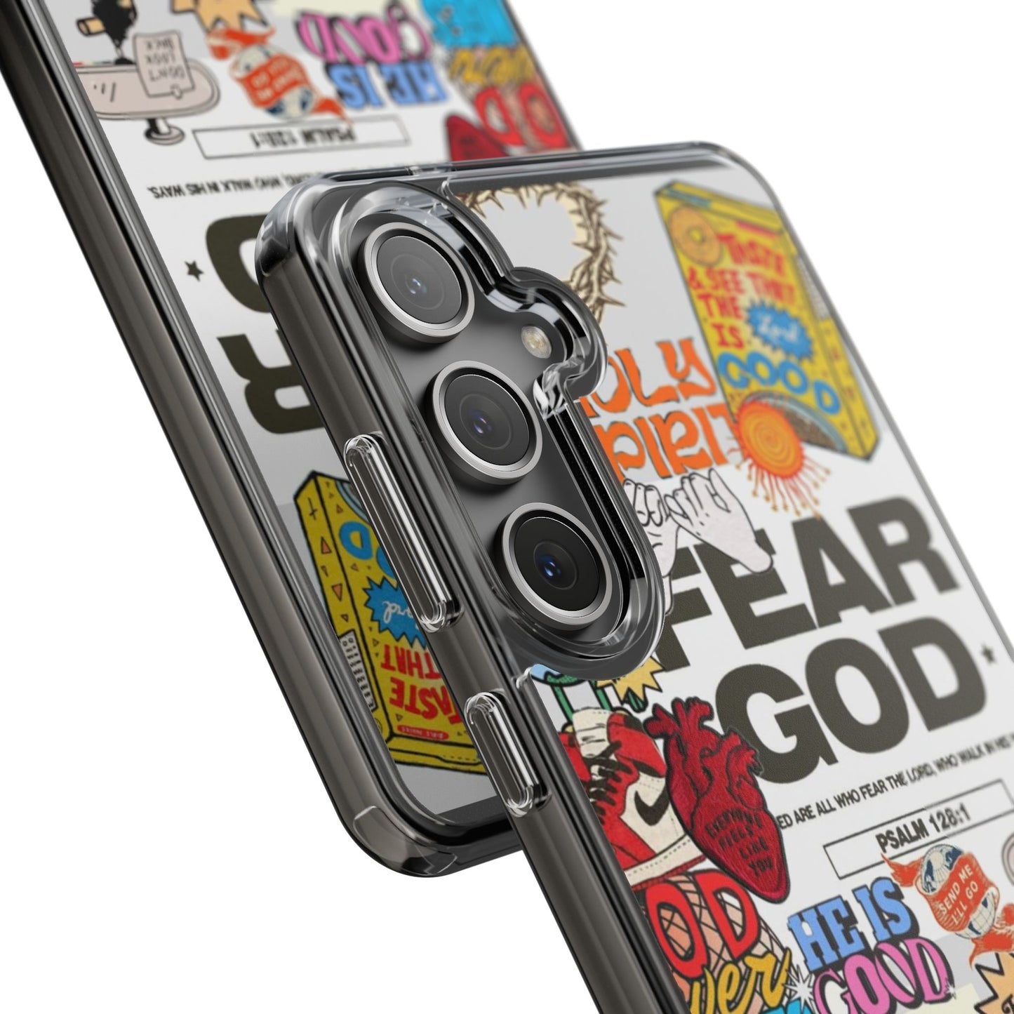 Faith-Inspired Clear Phone Case