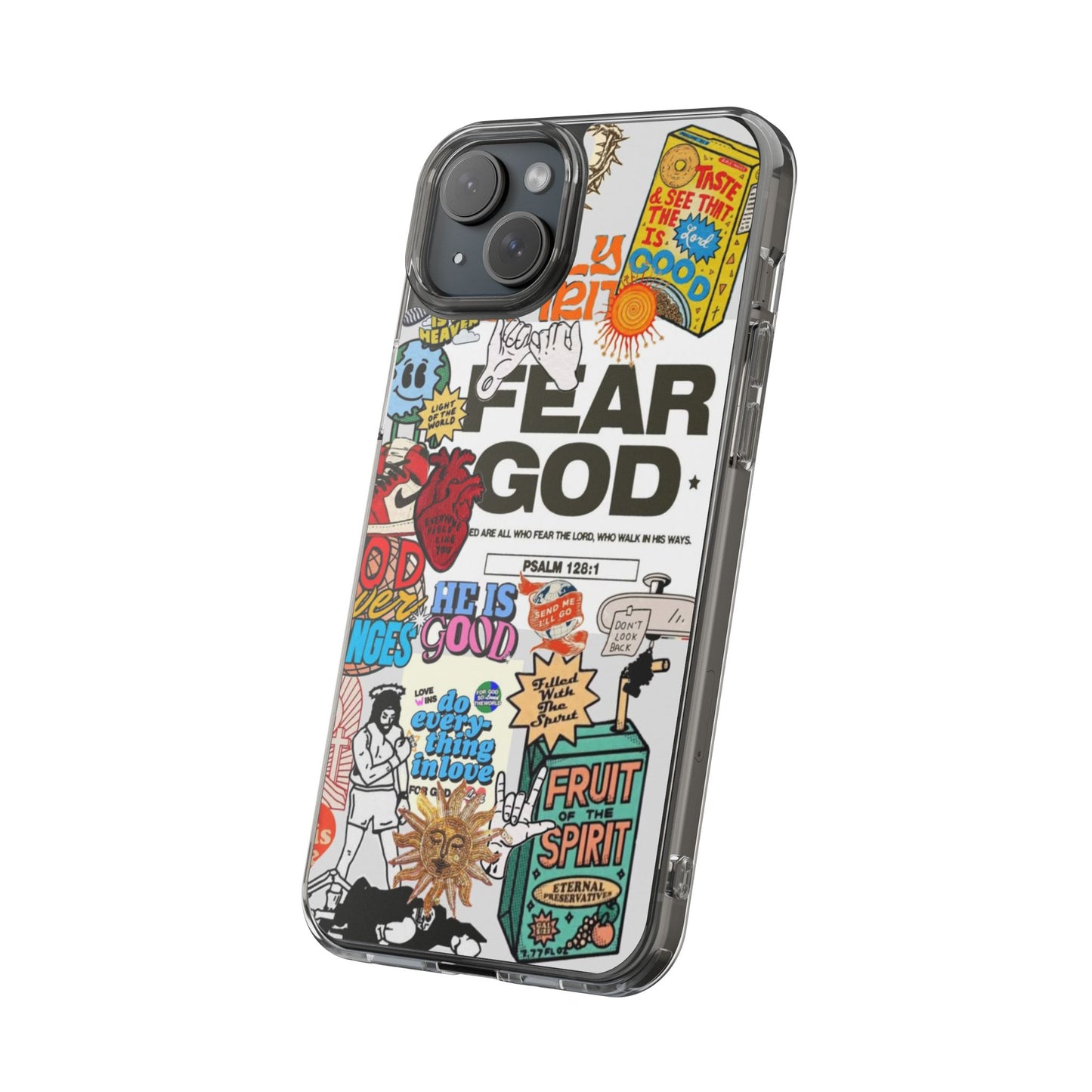Faith-Inspired Clear Phone Case