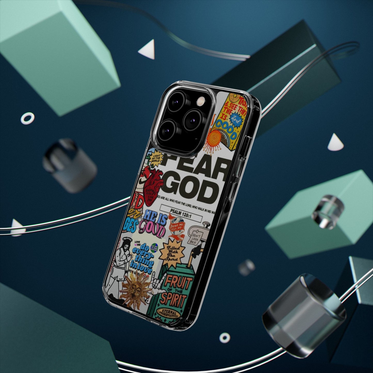 Faith-Inspired Clear Phone Case